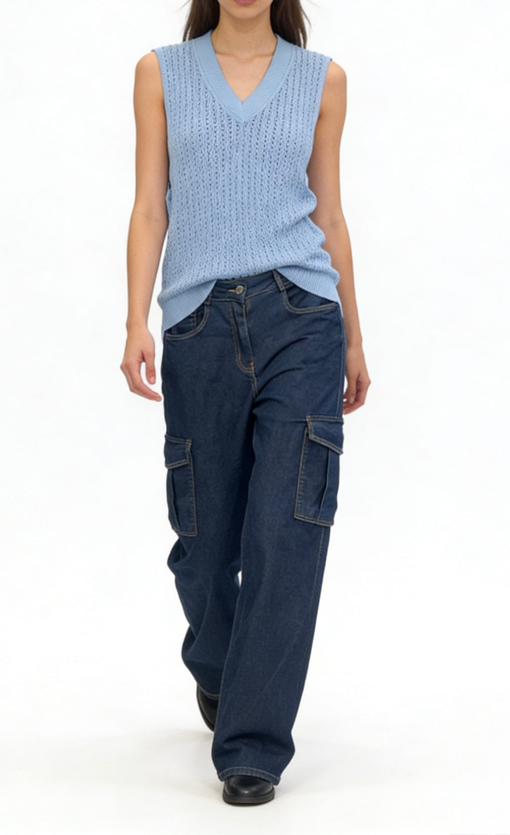 JEANS a PANTALONE cargo