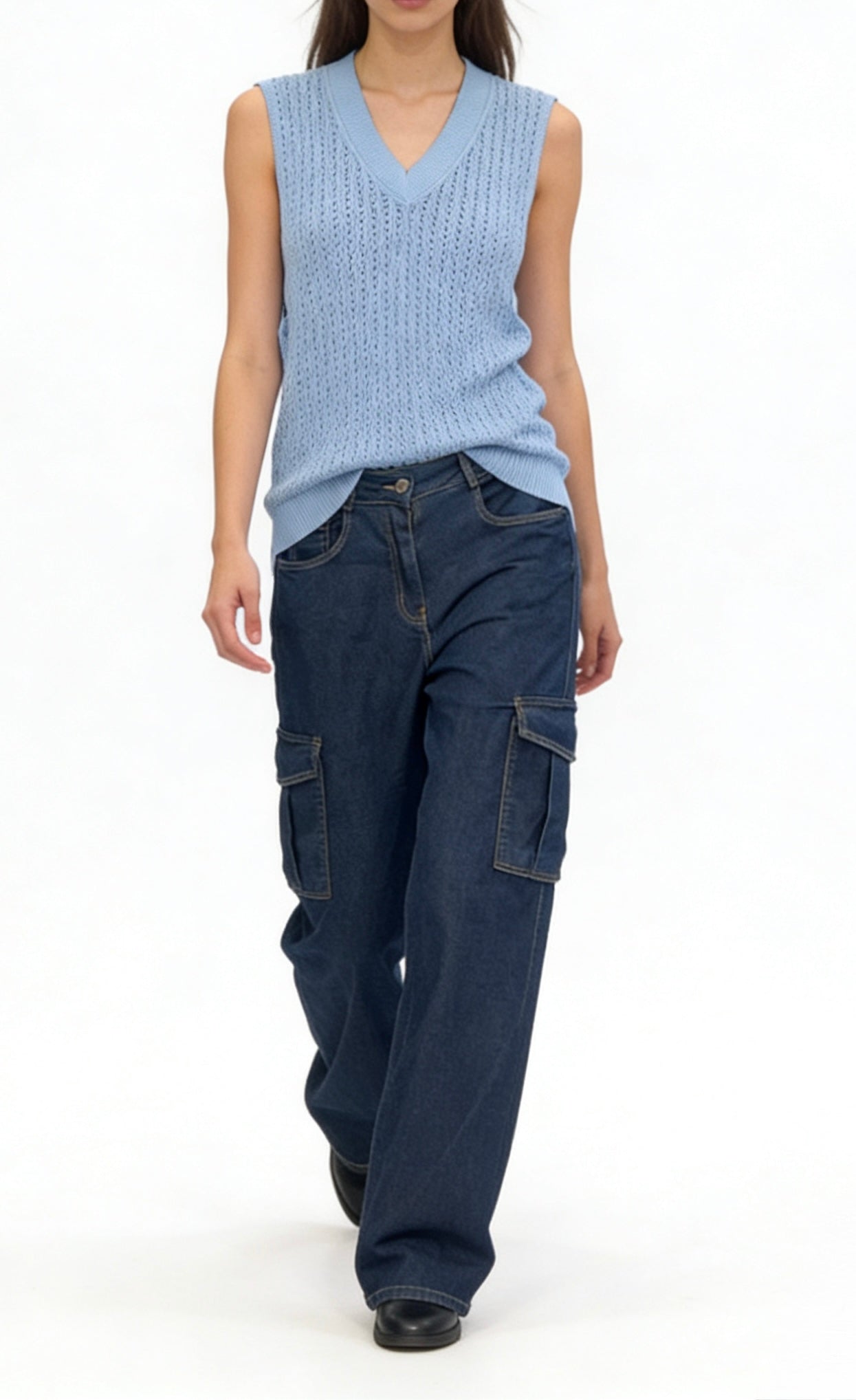 JEANS a PANTALONE cargo