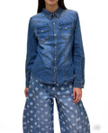 CAMICIA a jeans sagomata