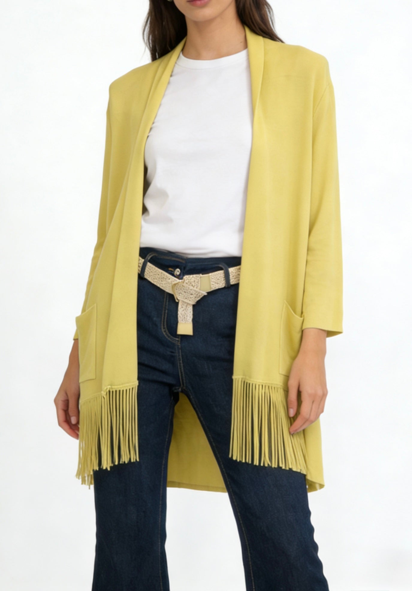 CARDIGAN con flange avanti