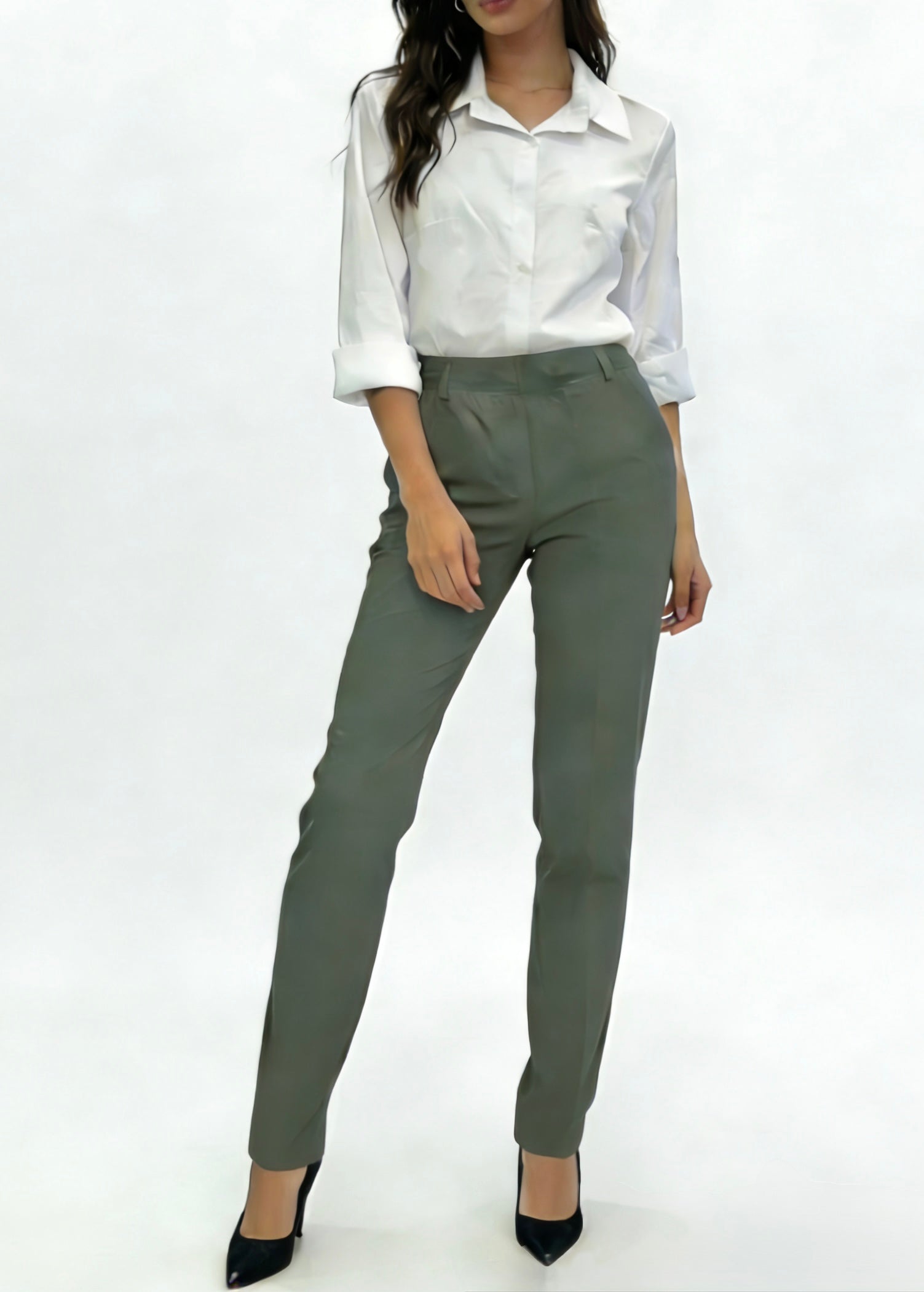 PANTALONE senza zip senza bottone