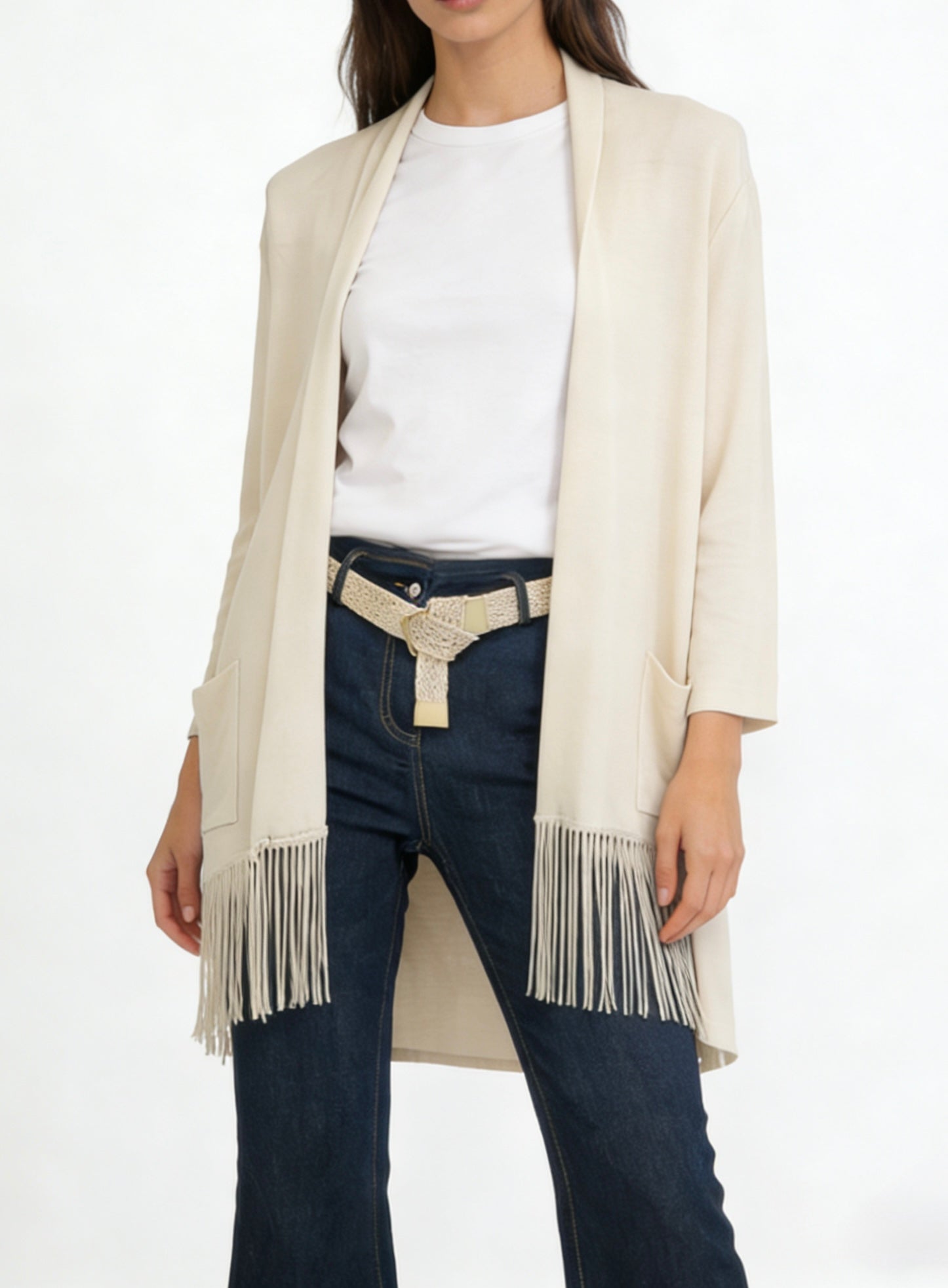 CARDIGAN con flange avanti