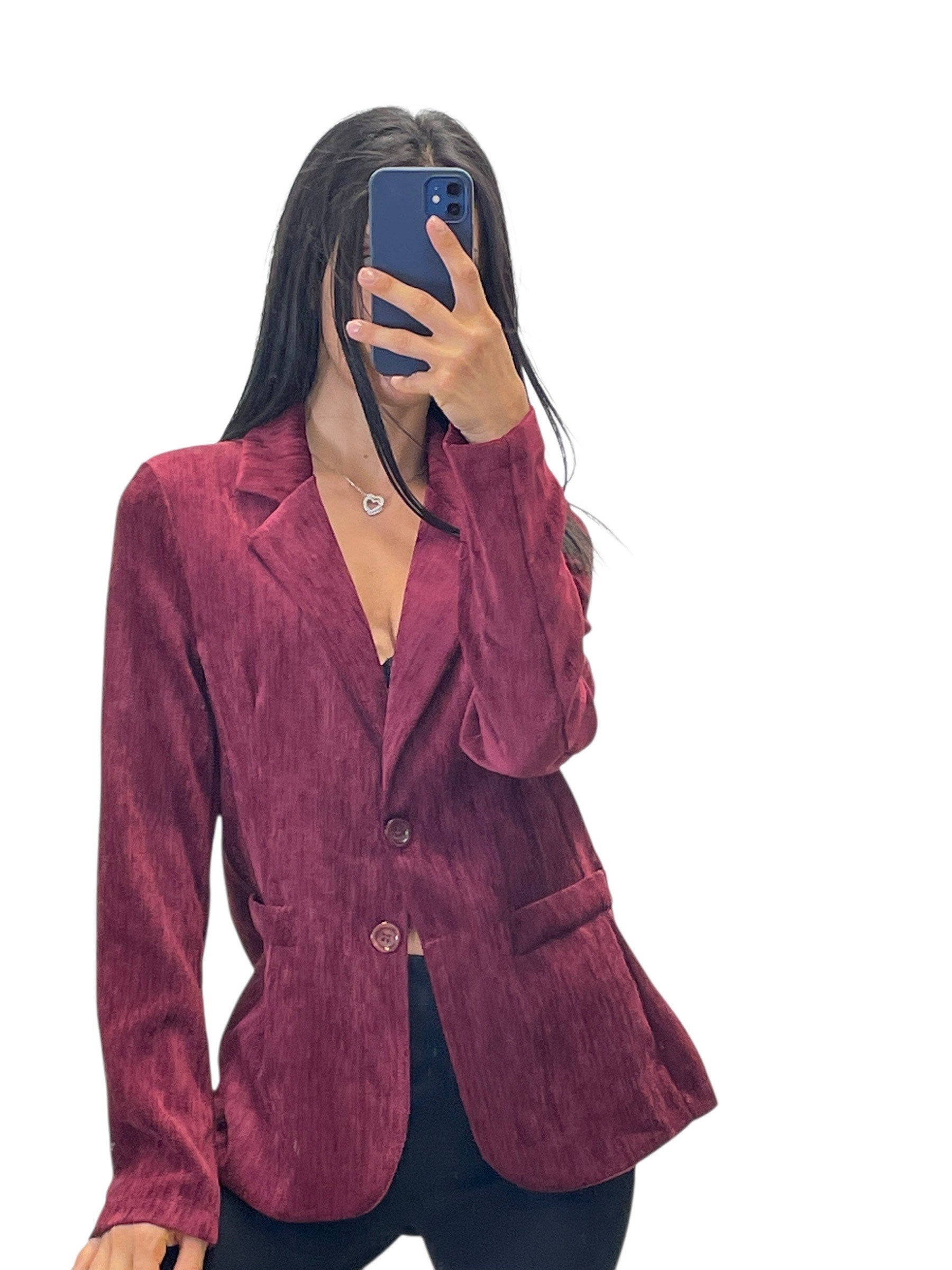 Blazer in velluto
