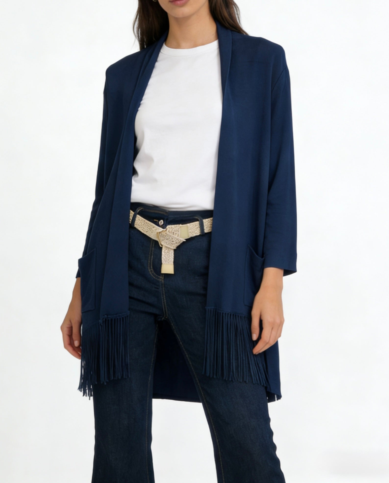 CARDIGAN con flange avanti