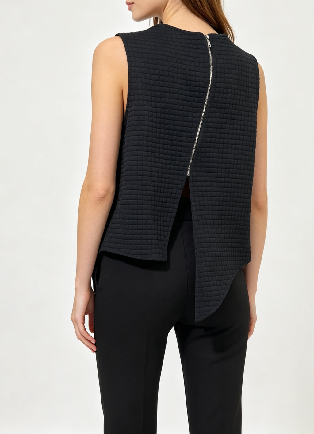 CANOTTA a GILE PARTICOLARE con zip dietro