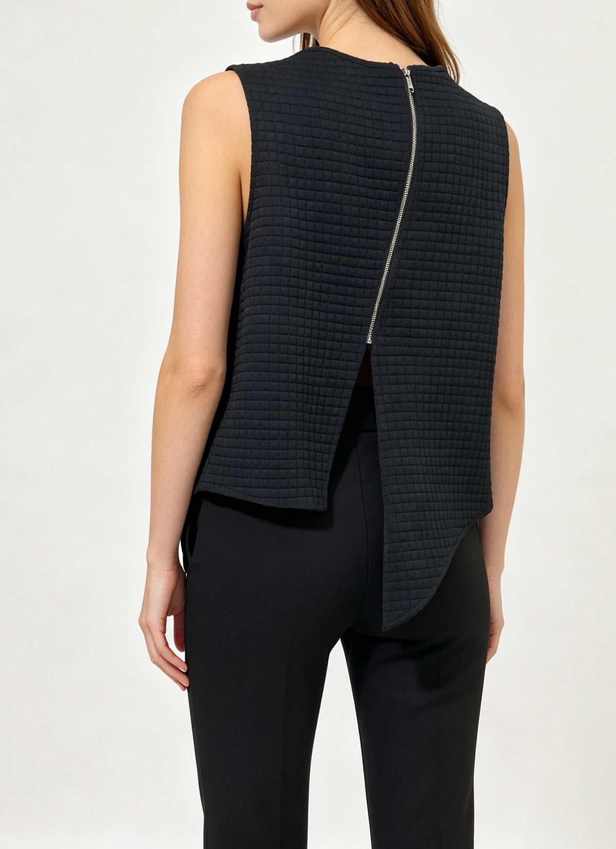 CANOTTA a GILE PARTICOLARE con zip dietro