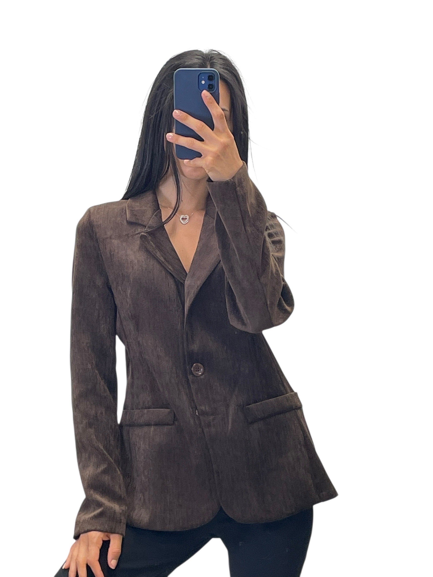 Blazer in velluto