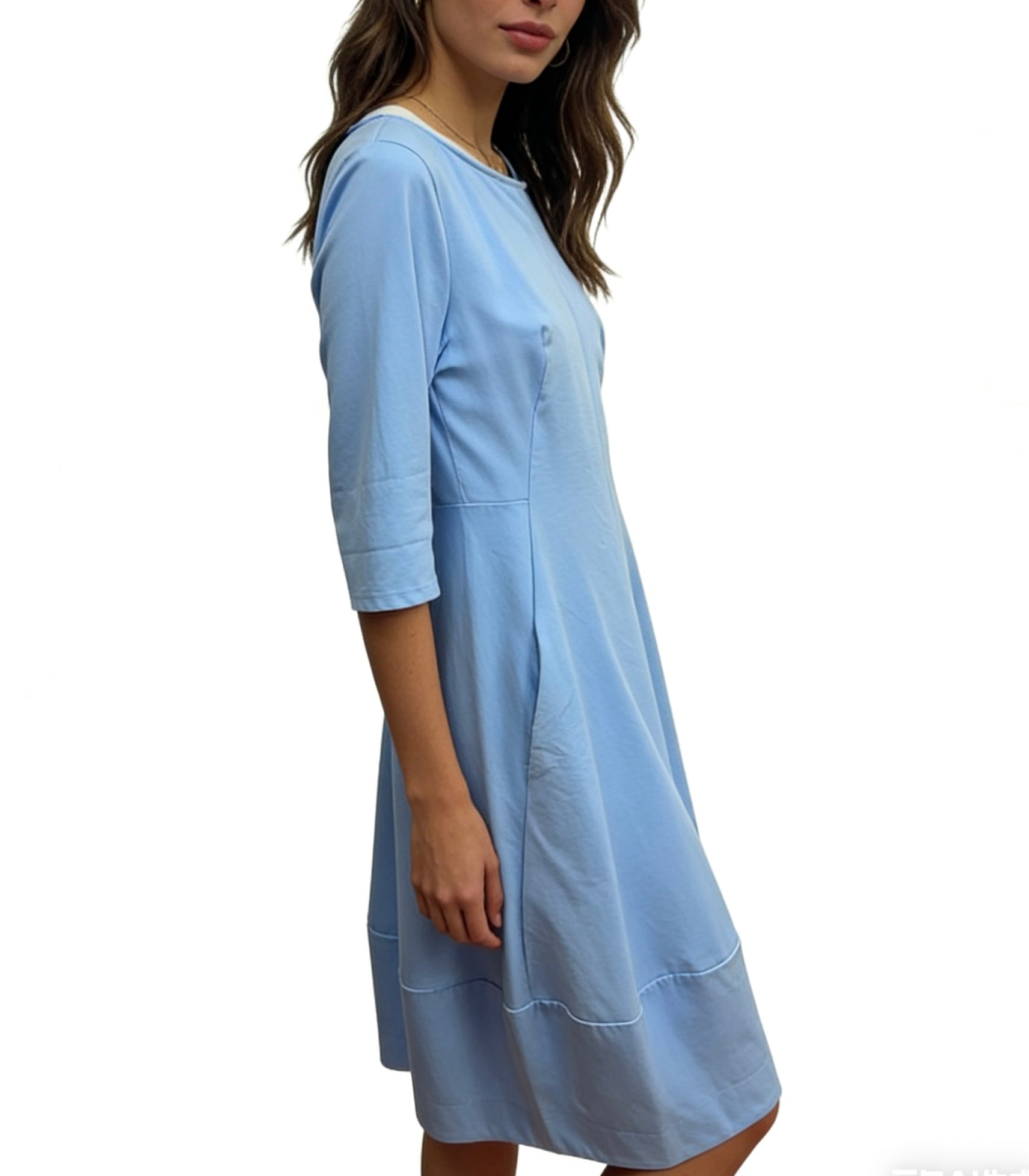 Vestito sagomata a uovo cotone