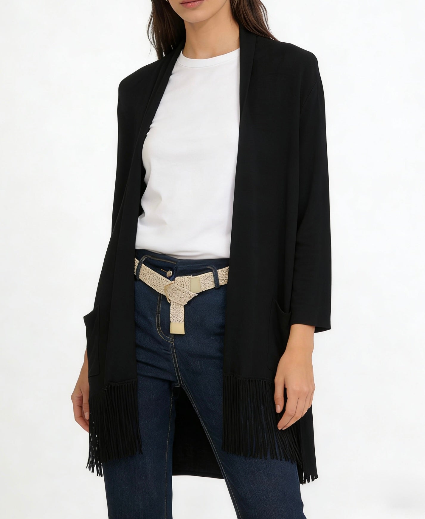 CARDIGAN con flange avanti