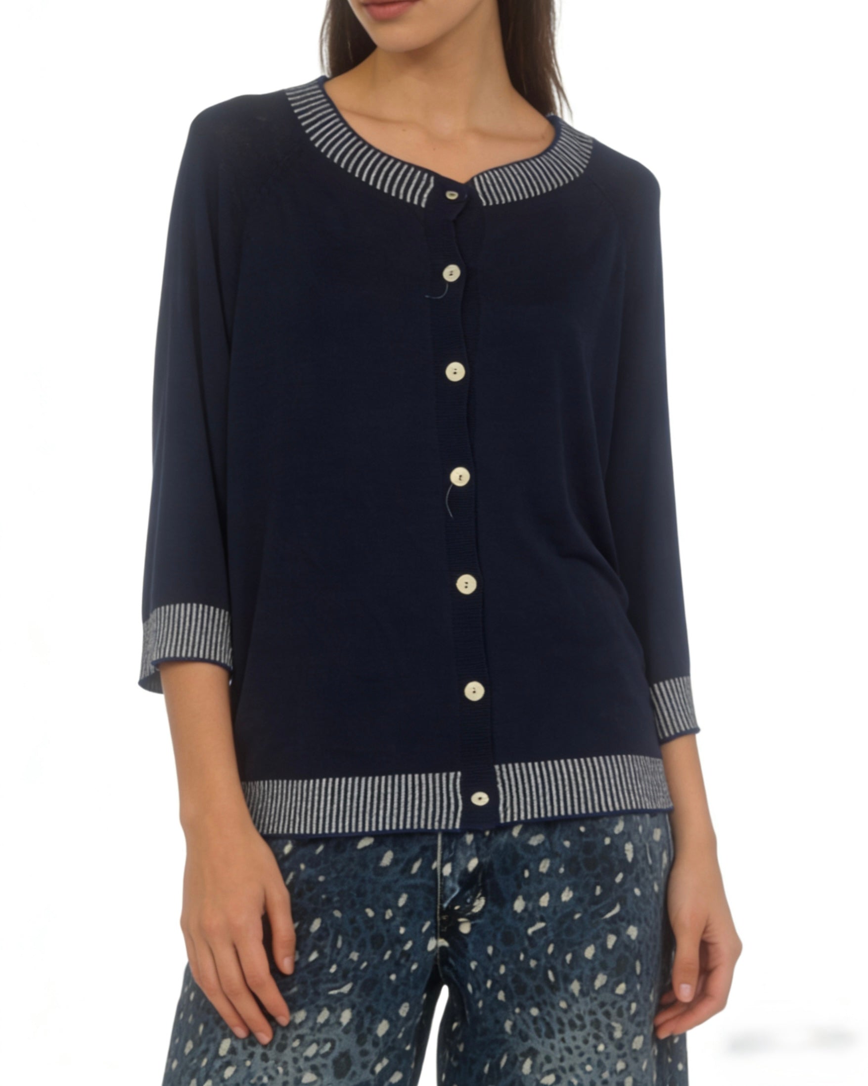 CARDIGAN in filo di viscosa