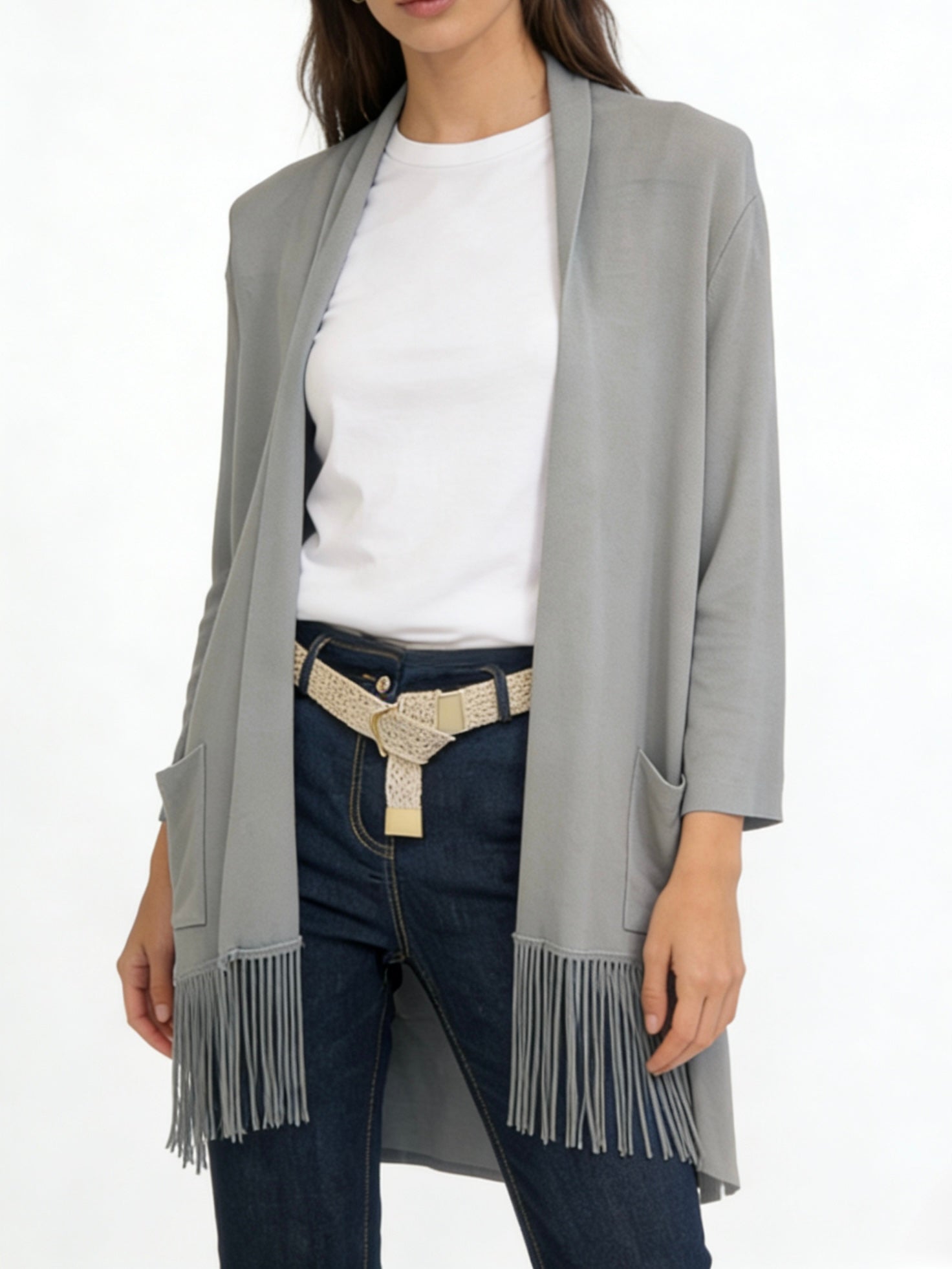 CARDIGAN con flange avanti