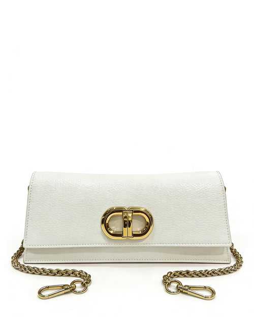 Borsetta con tracolla a catena corta