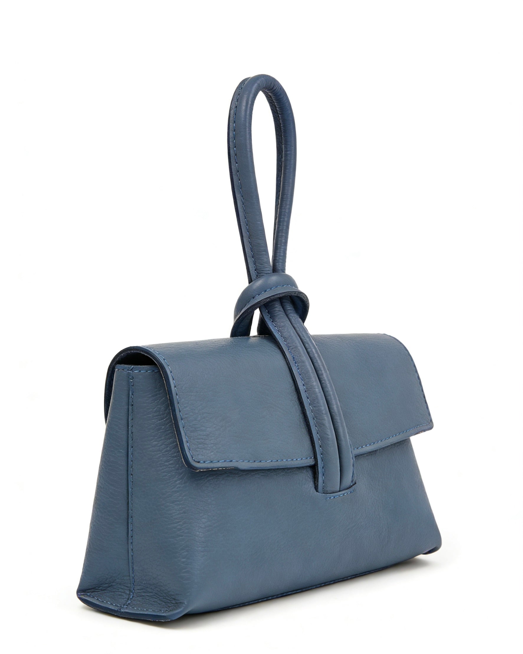 Pochette con tracolla in vera pelle