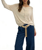 CARDIGAN semplice in filo di viscosa