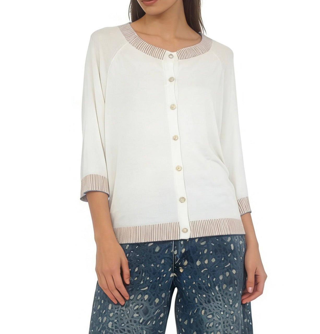 CARDIGAN in filo di viscosa