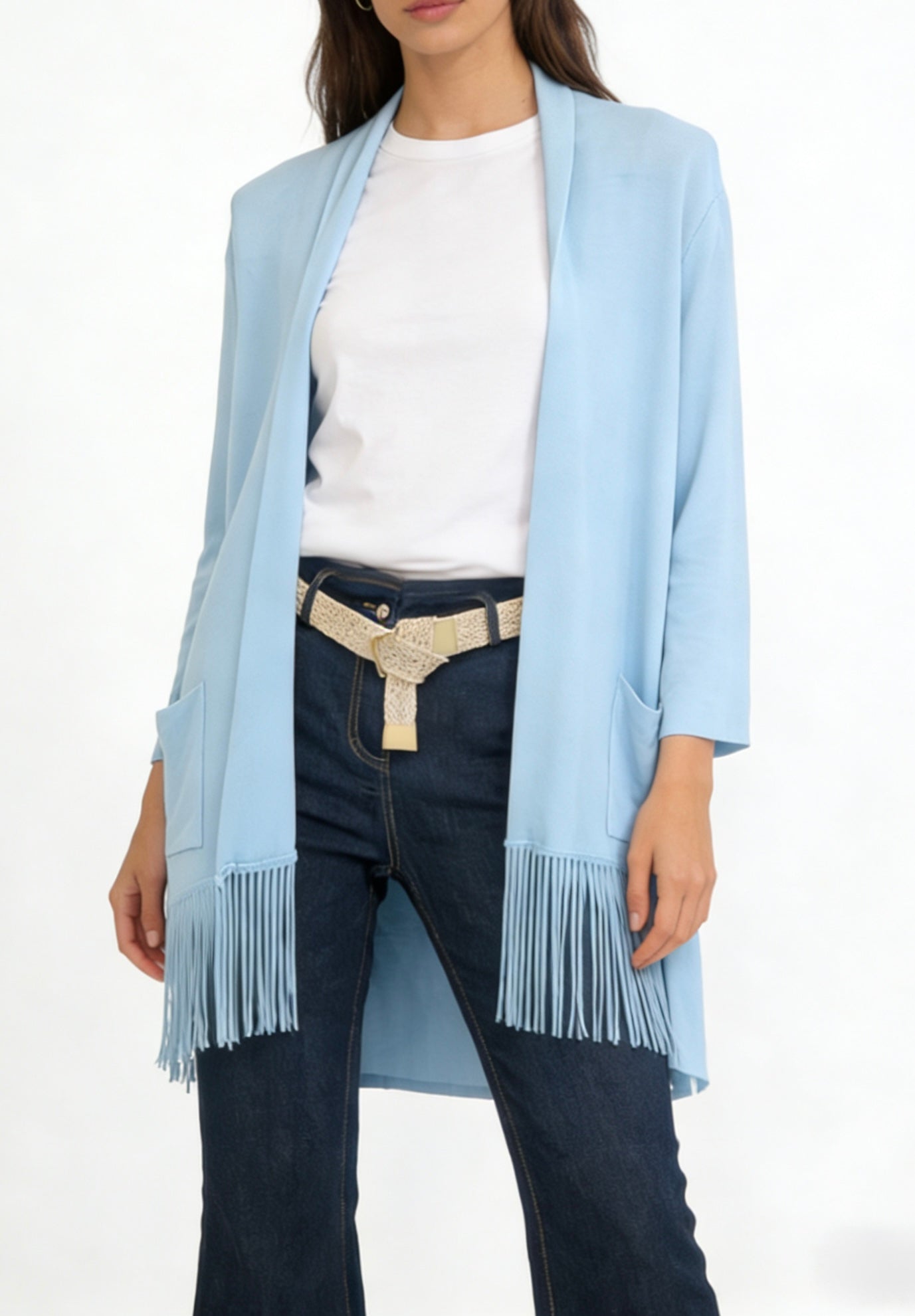 CARDIGAN con flange avanti