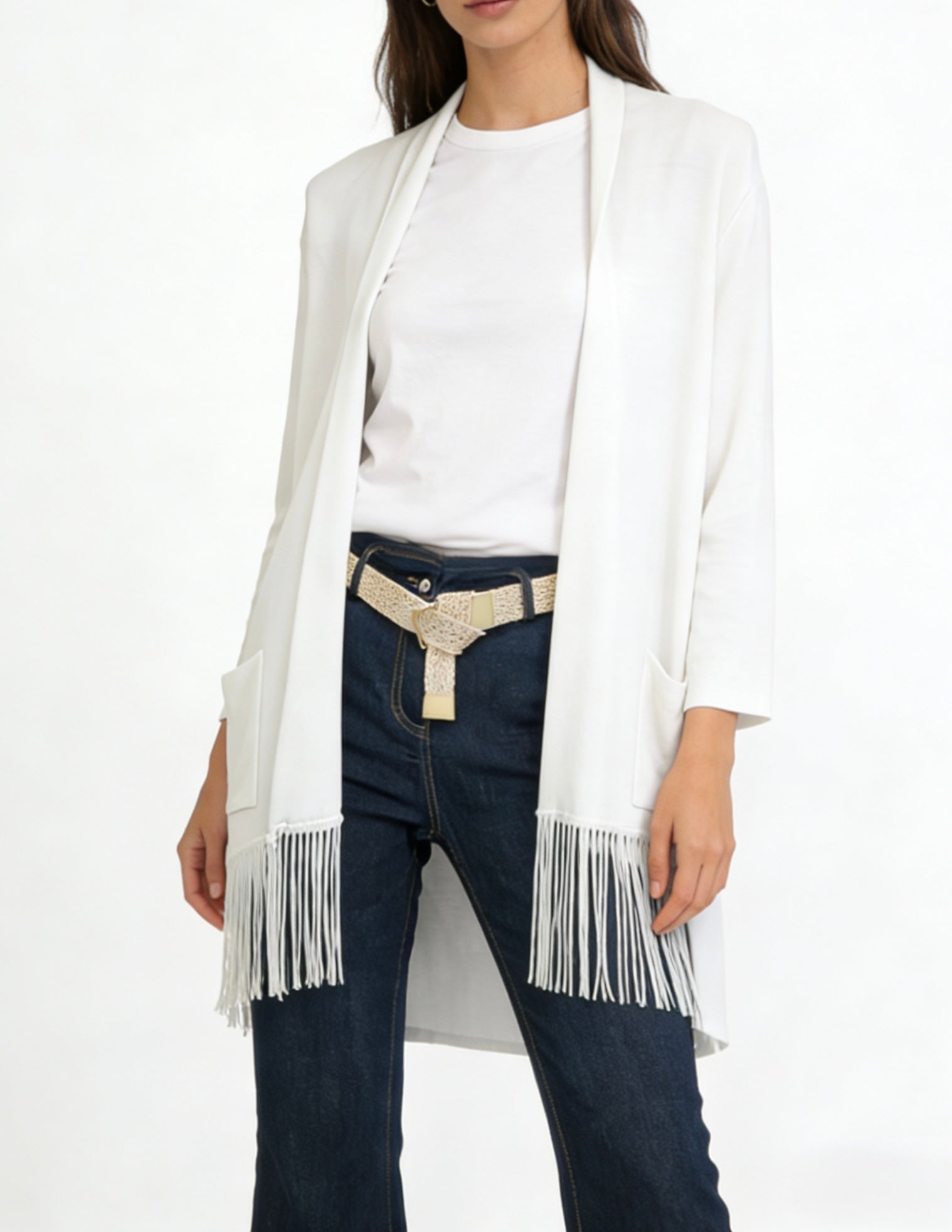 CARDIGAN con flange avanti