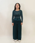 Pantalone ampio in raso