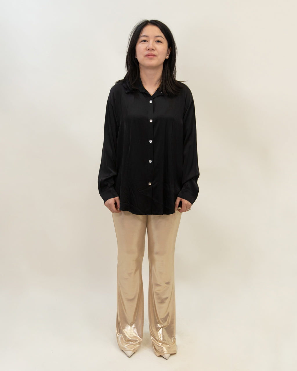 Camicia in raso