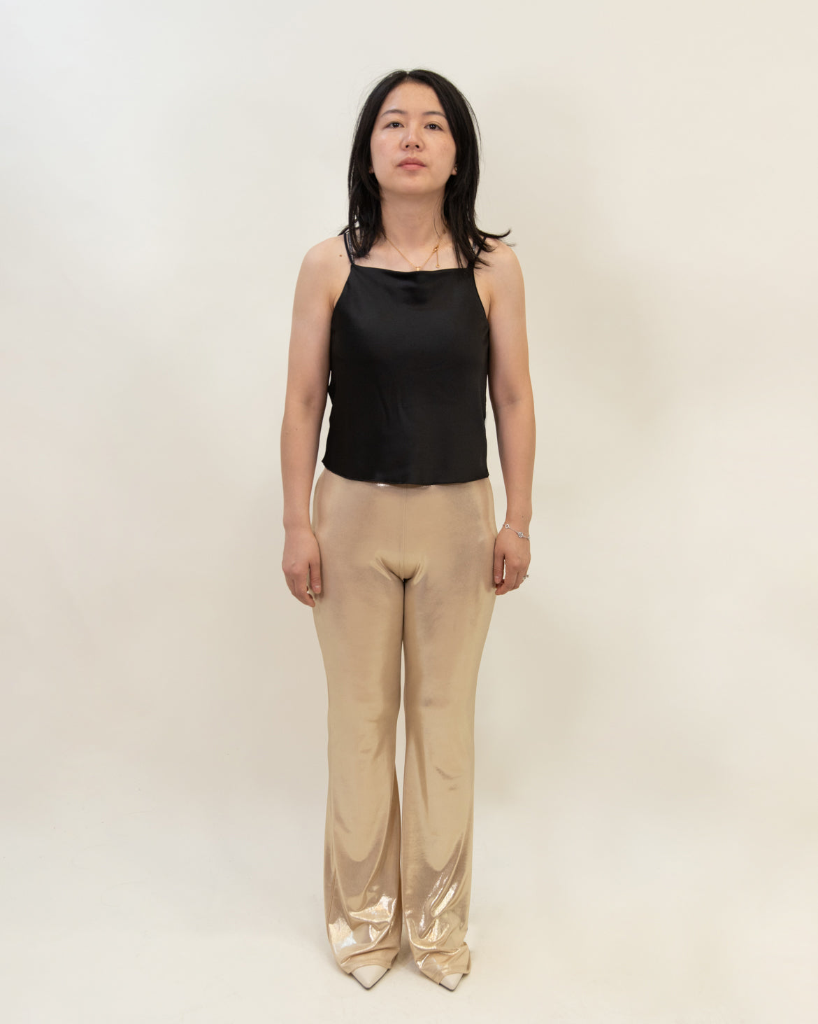 Pantalone metalizzato