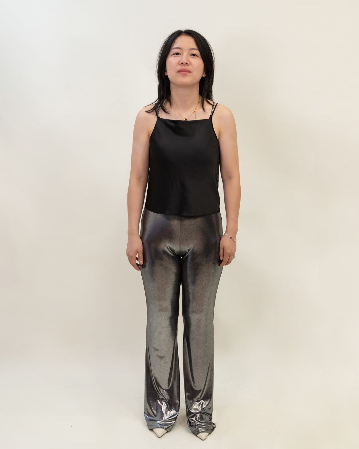 Pantalone metalizzato