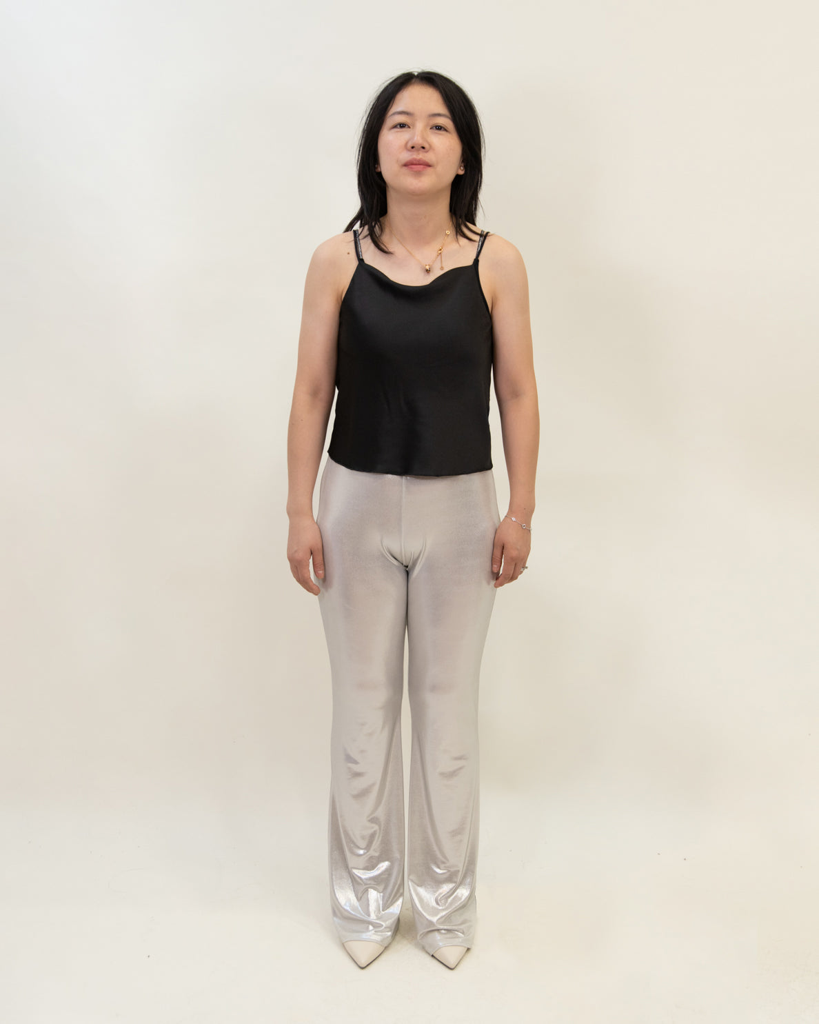 Pantalone metalizzato