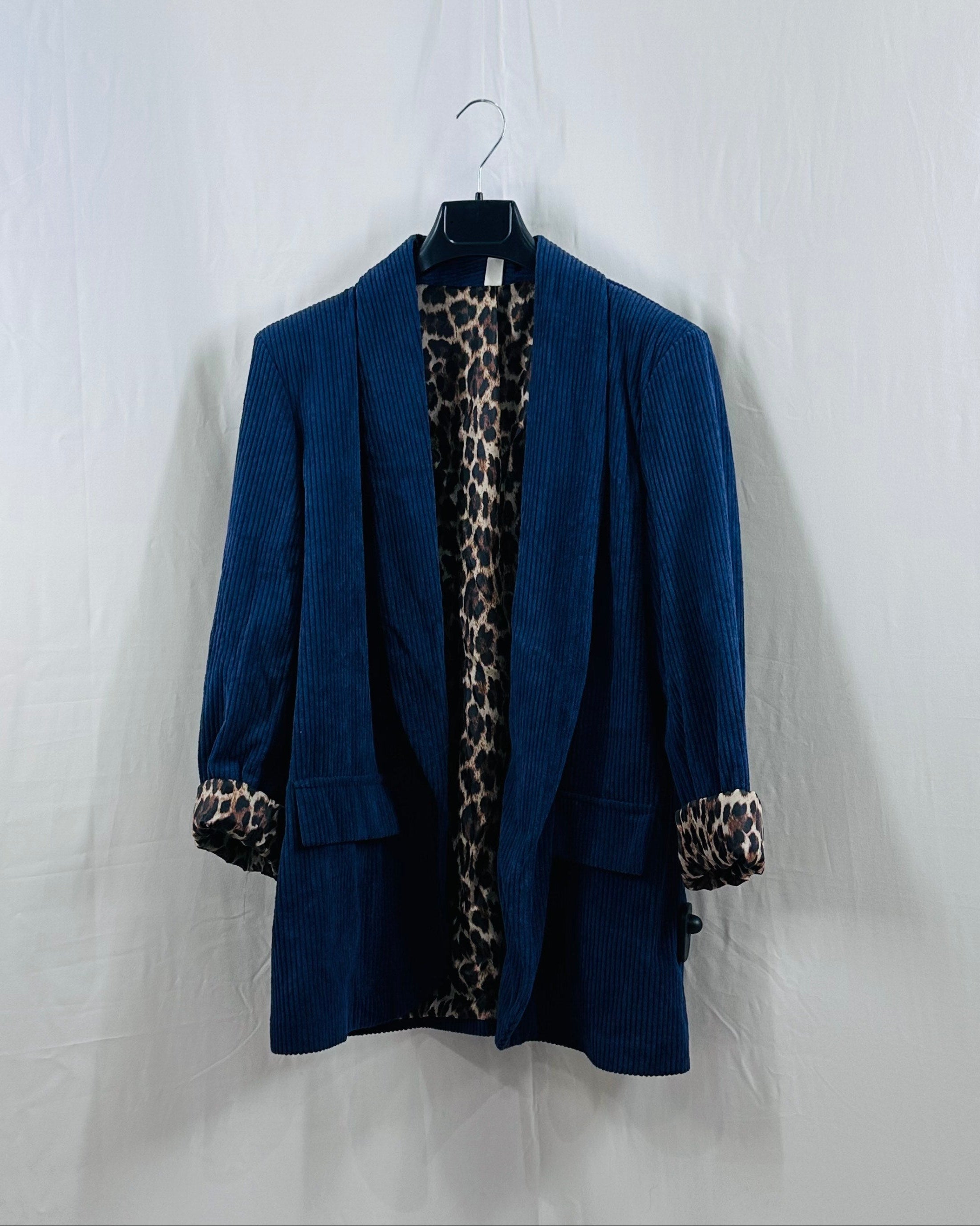 Blazer in velluto a coste