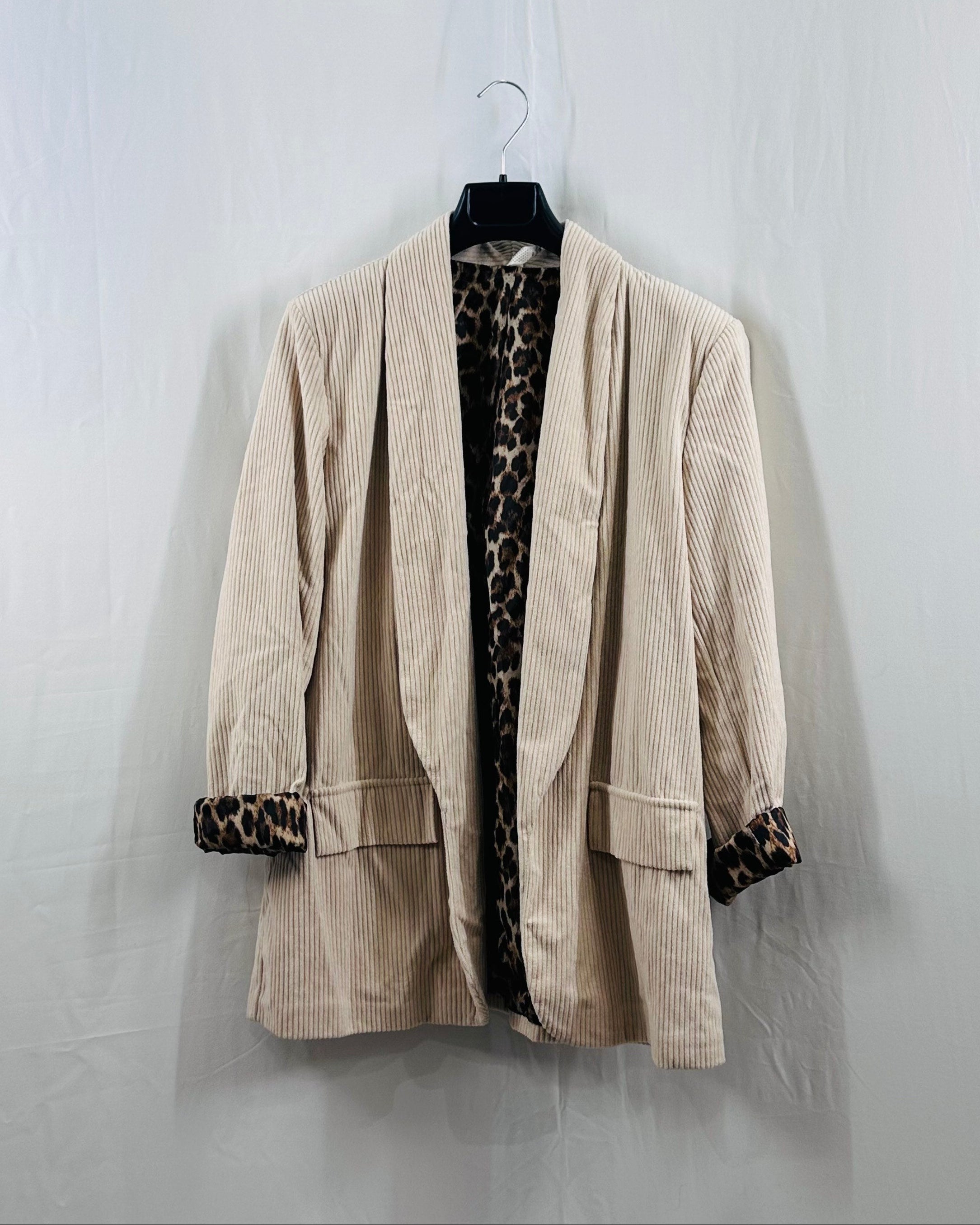 Blazer in velluto a coste