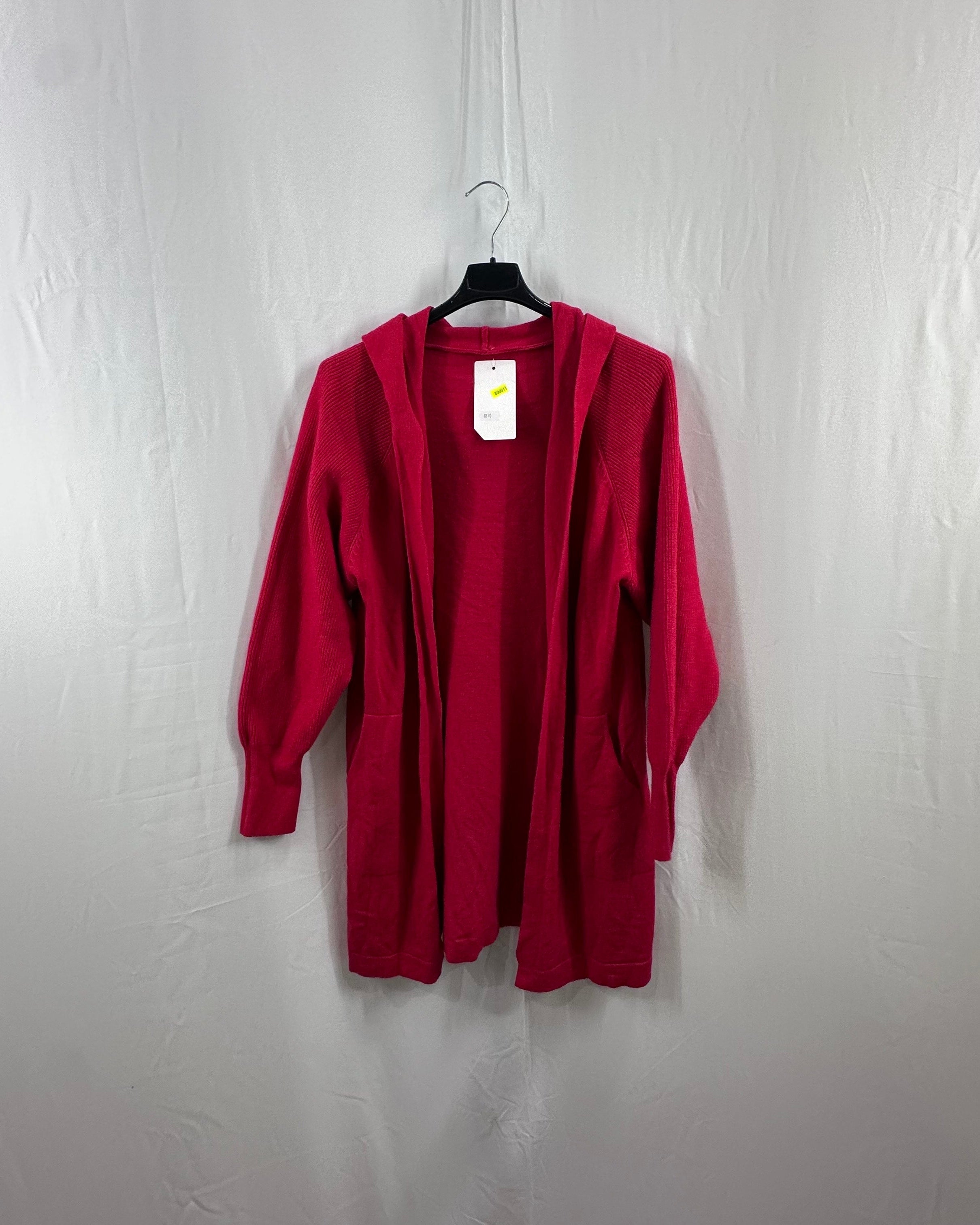 Cardigan lungo con cappuccio