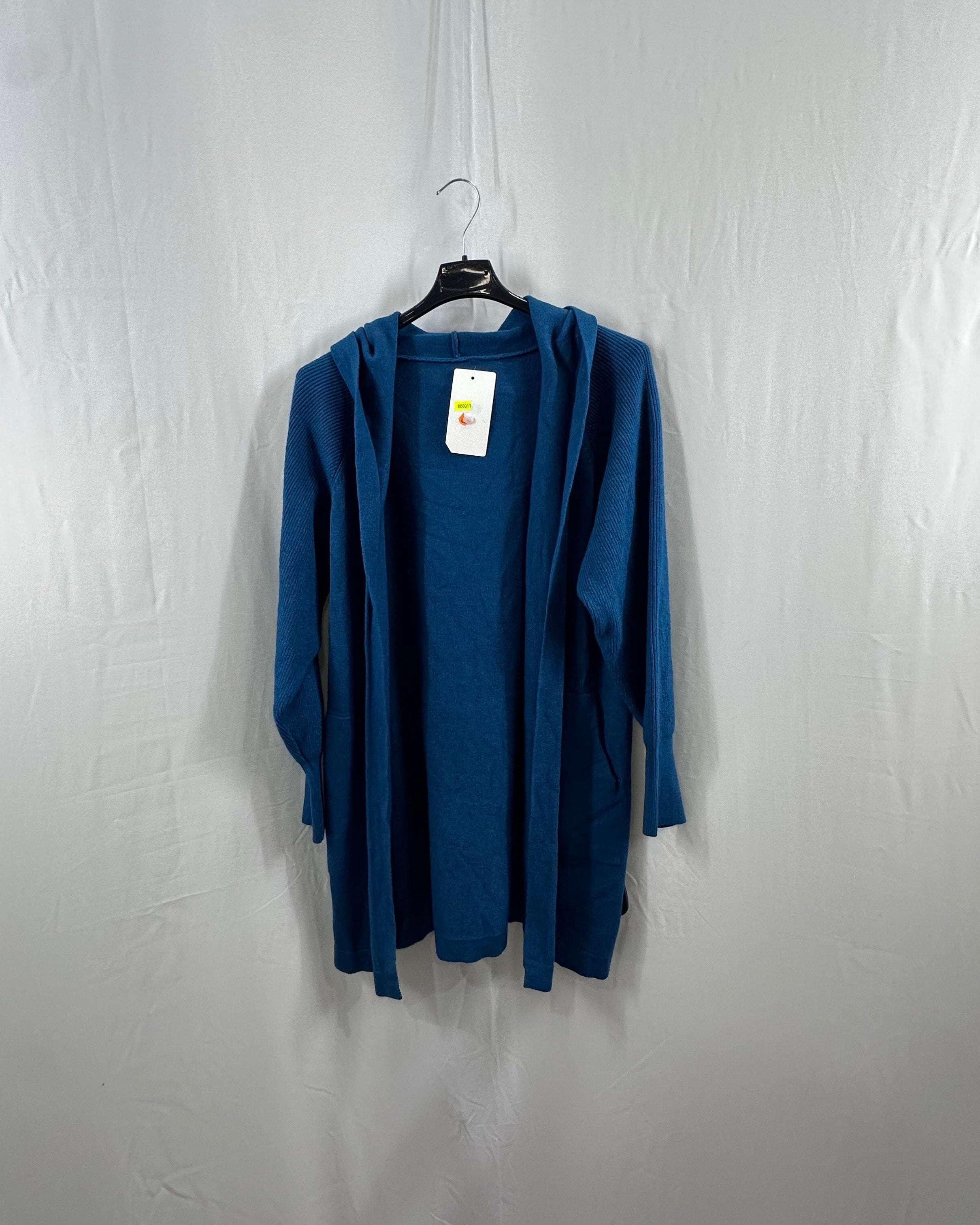 Cardigan lungo con cappuccio