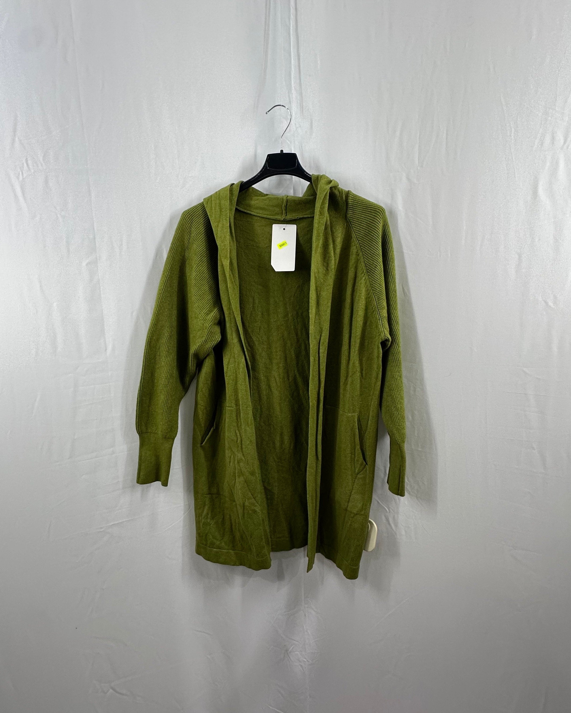 Cardigan lungo con cappuccio