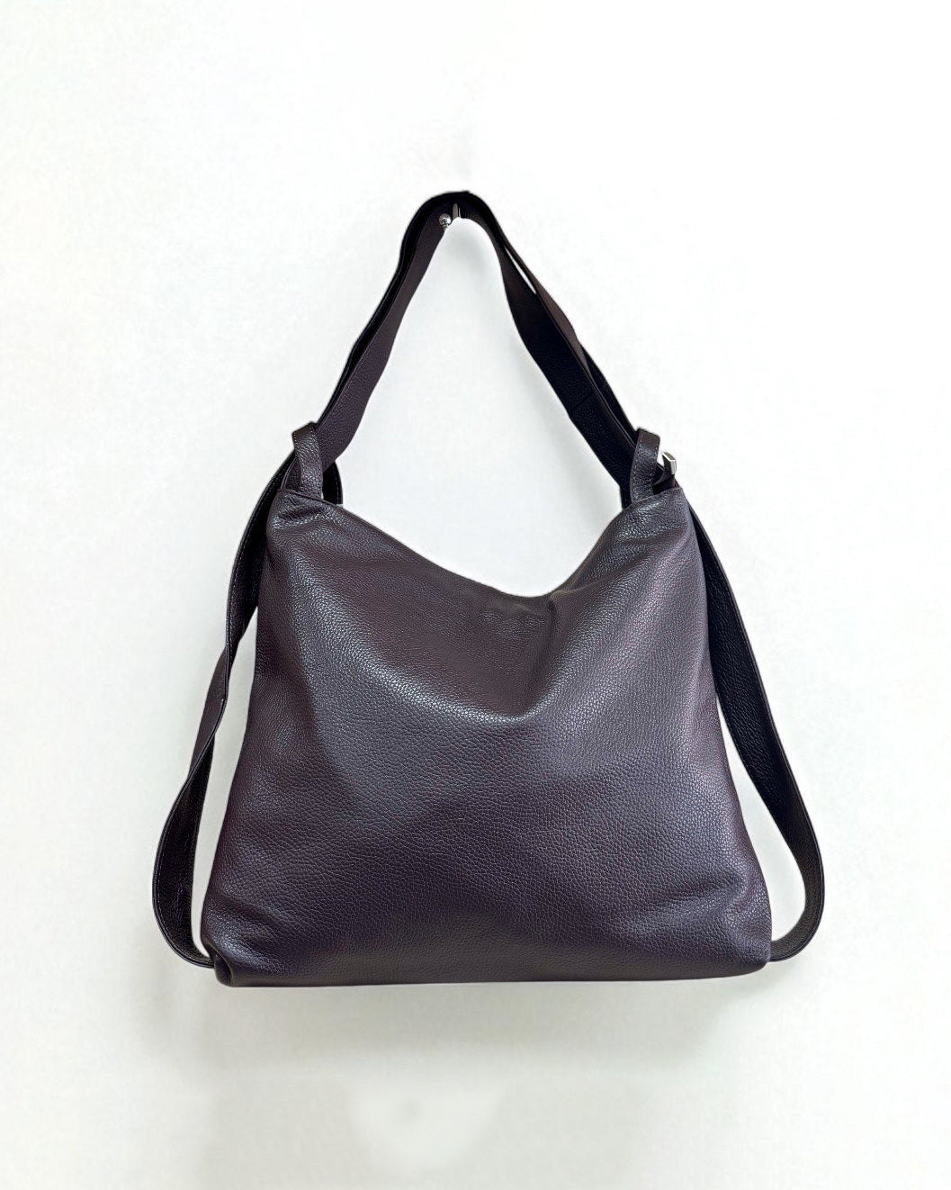 Borsa 2 in 1 in vera pelle