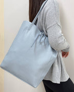 Shopper in vera pelle