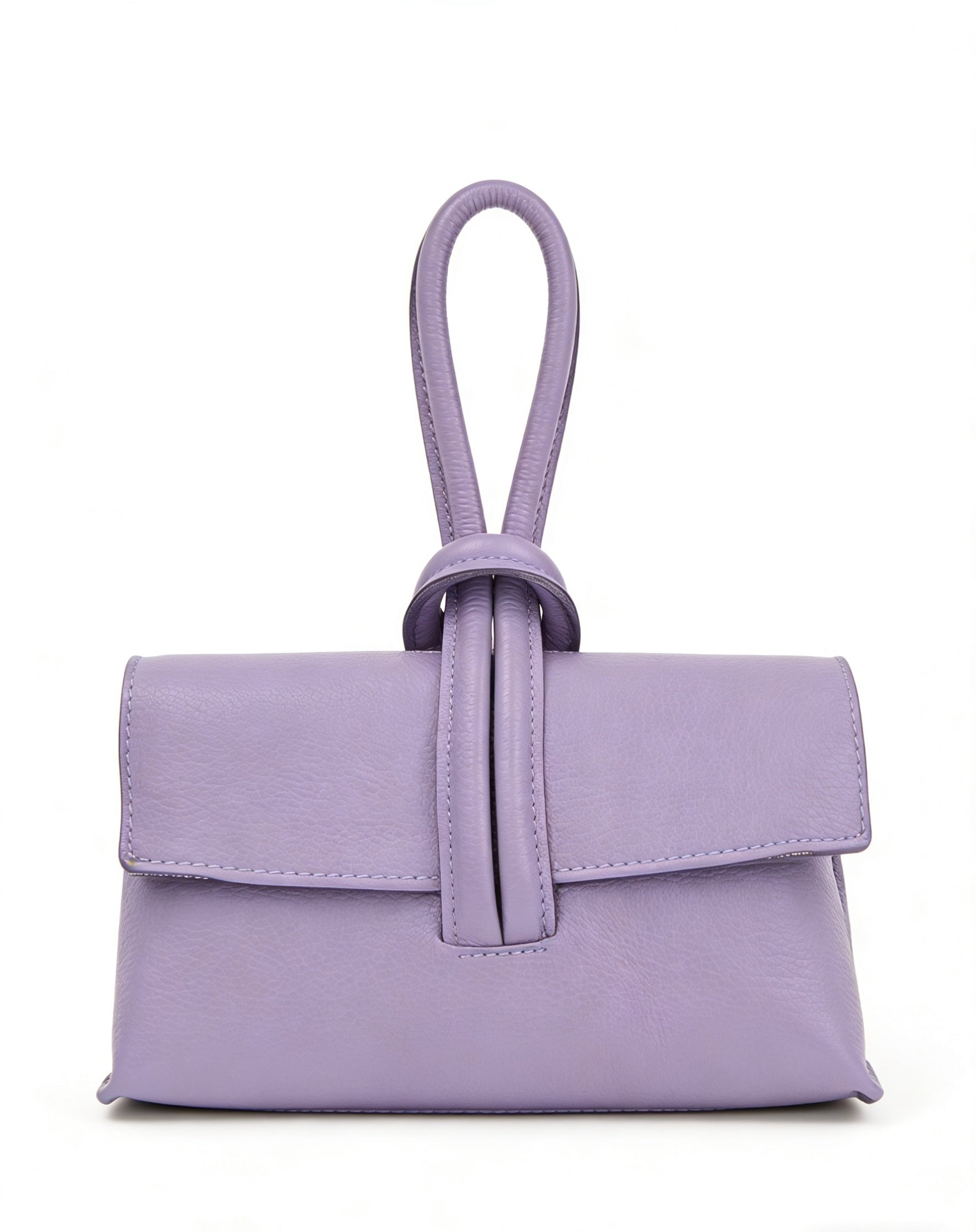 Pochette con tracolla in vera pelle