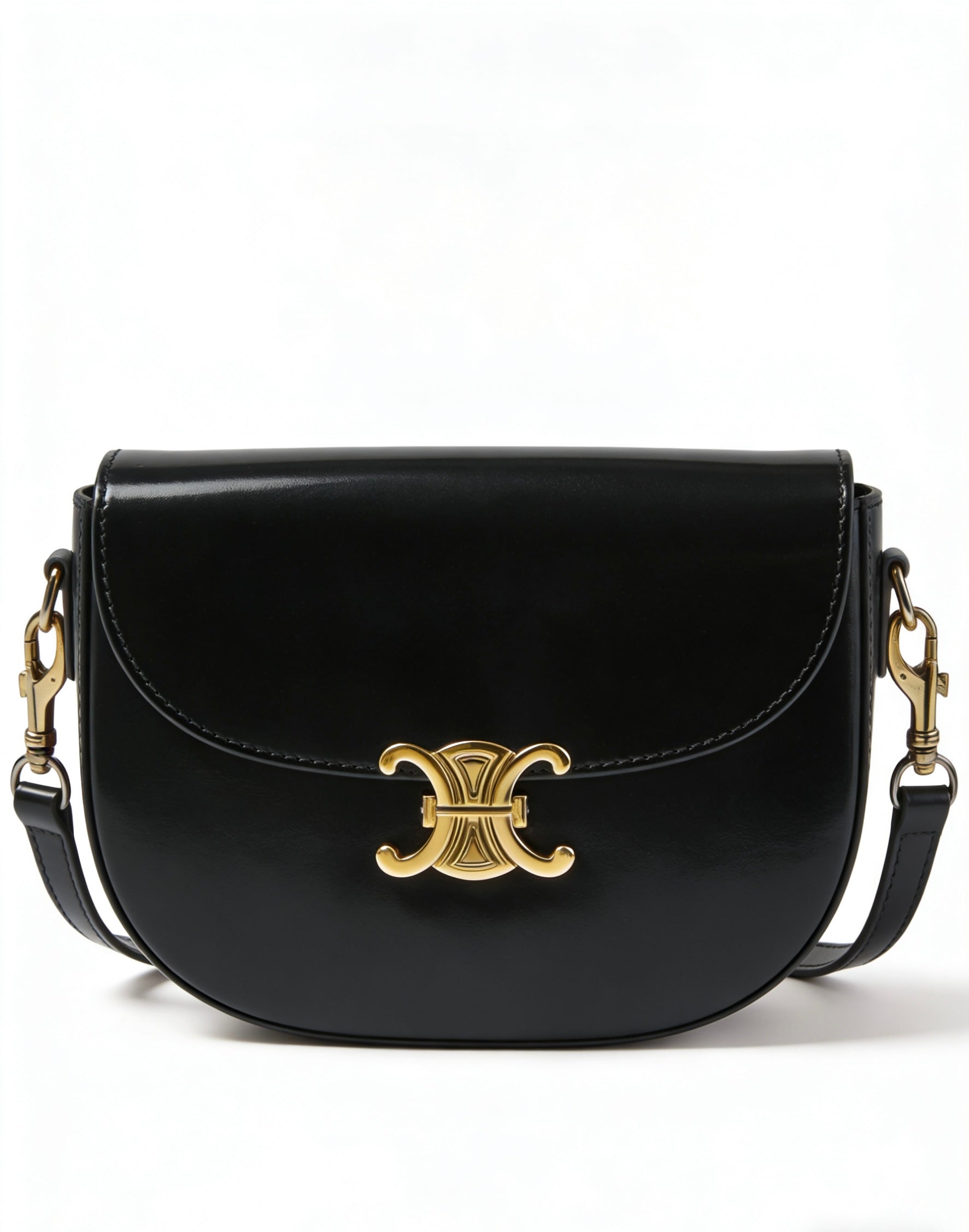 Pochette a mano tracolla in pelle