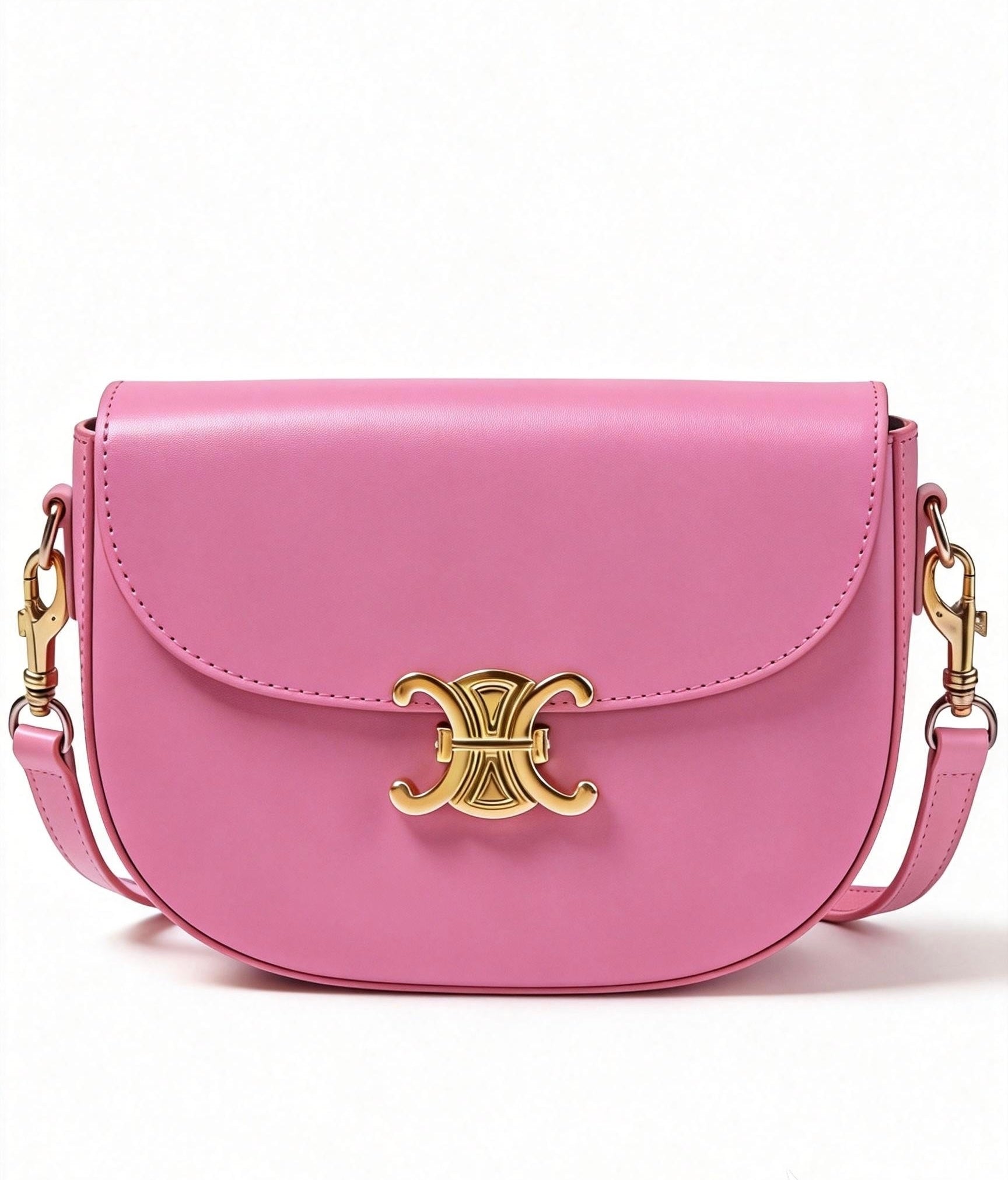 Pochette a mano tracolla in pelle