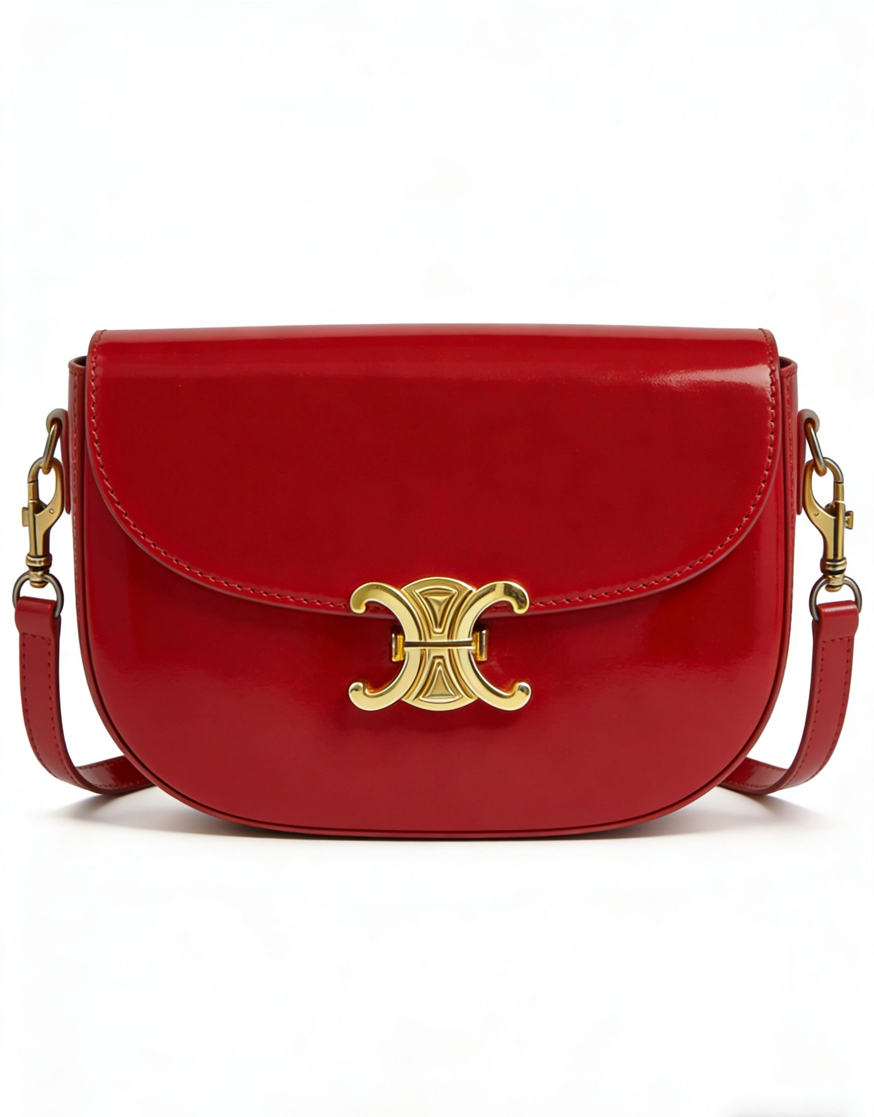 Pochette a mano tracolla in pelle