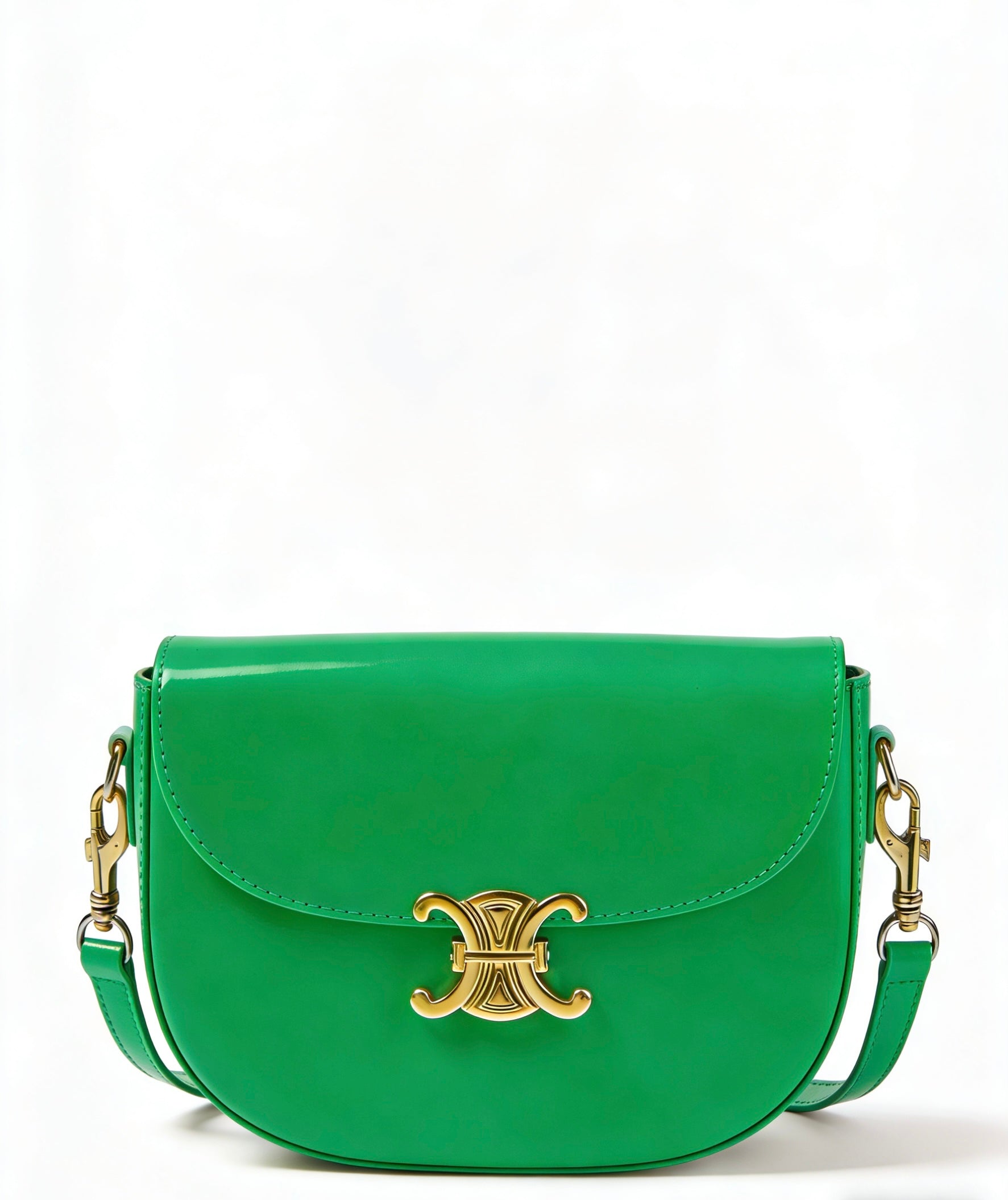 Pochette a mano tracolla in pelle