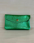 Genuine leather clutch bag