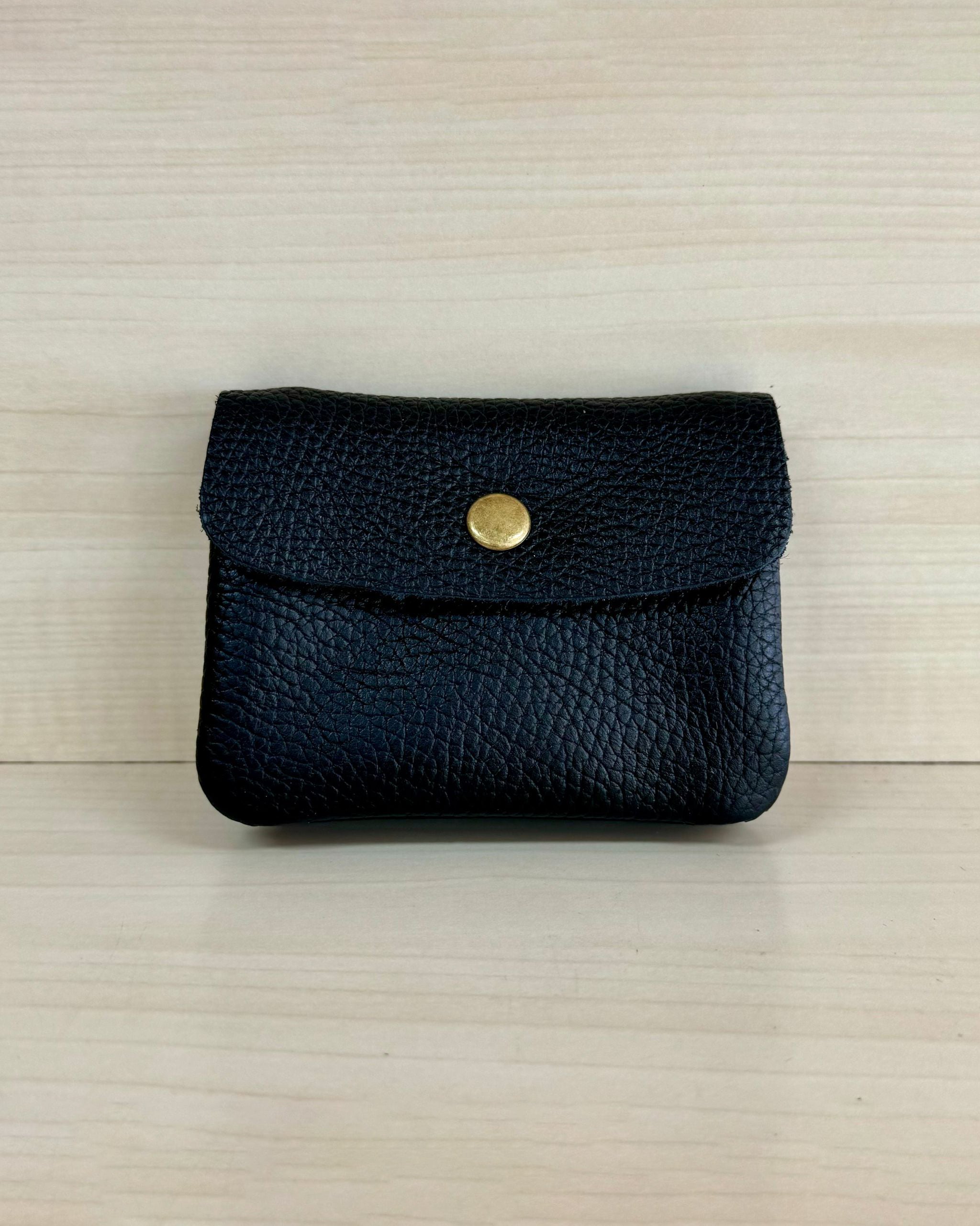 Portamonete in vera pelle