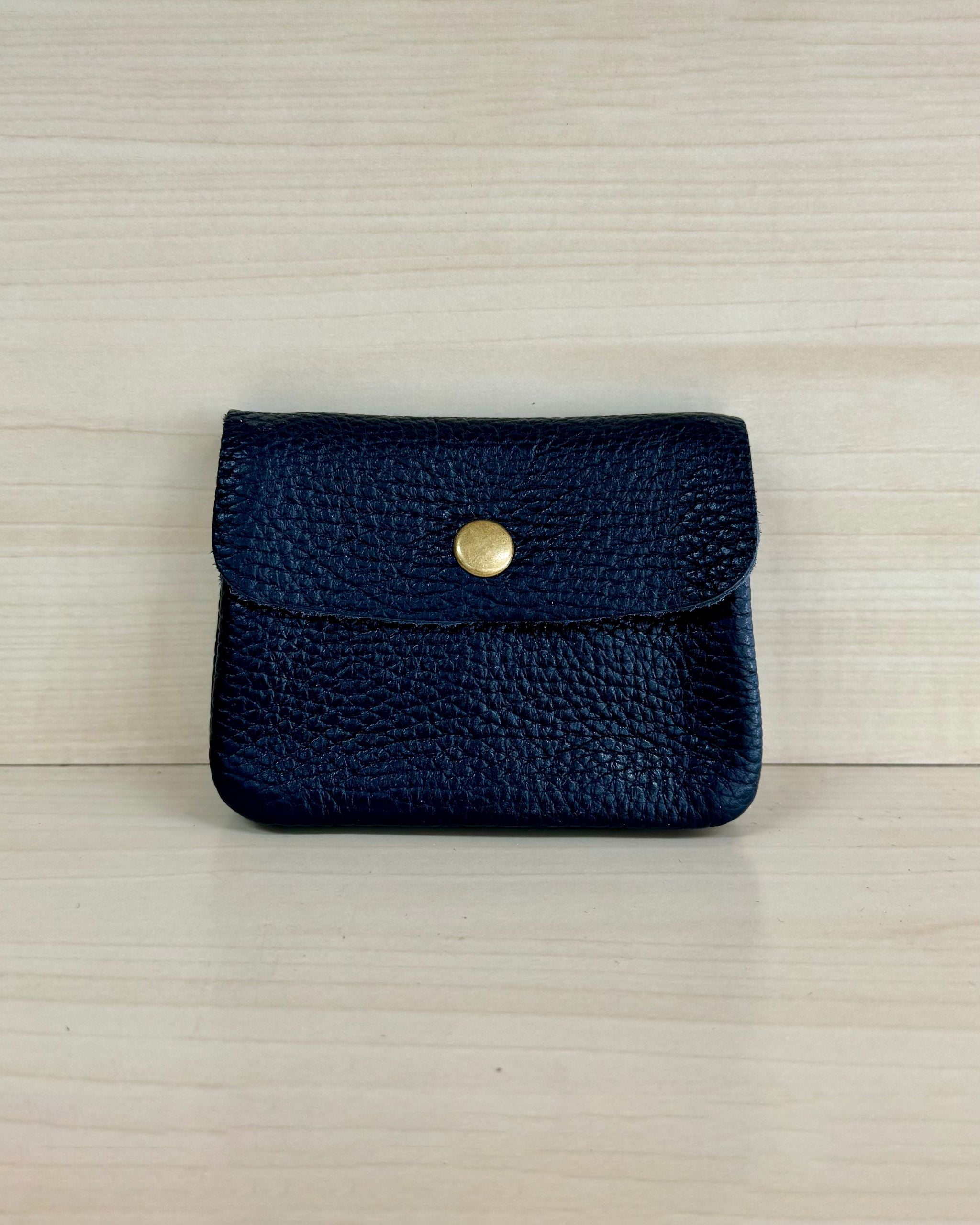 Portamonete in vera pelle