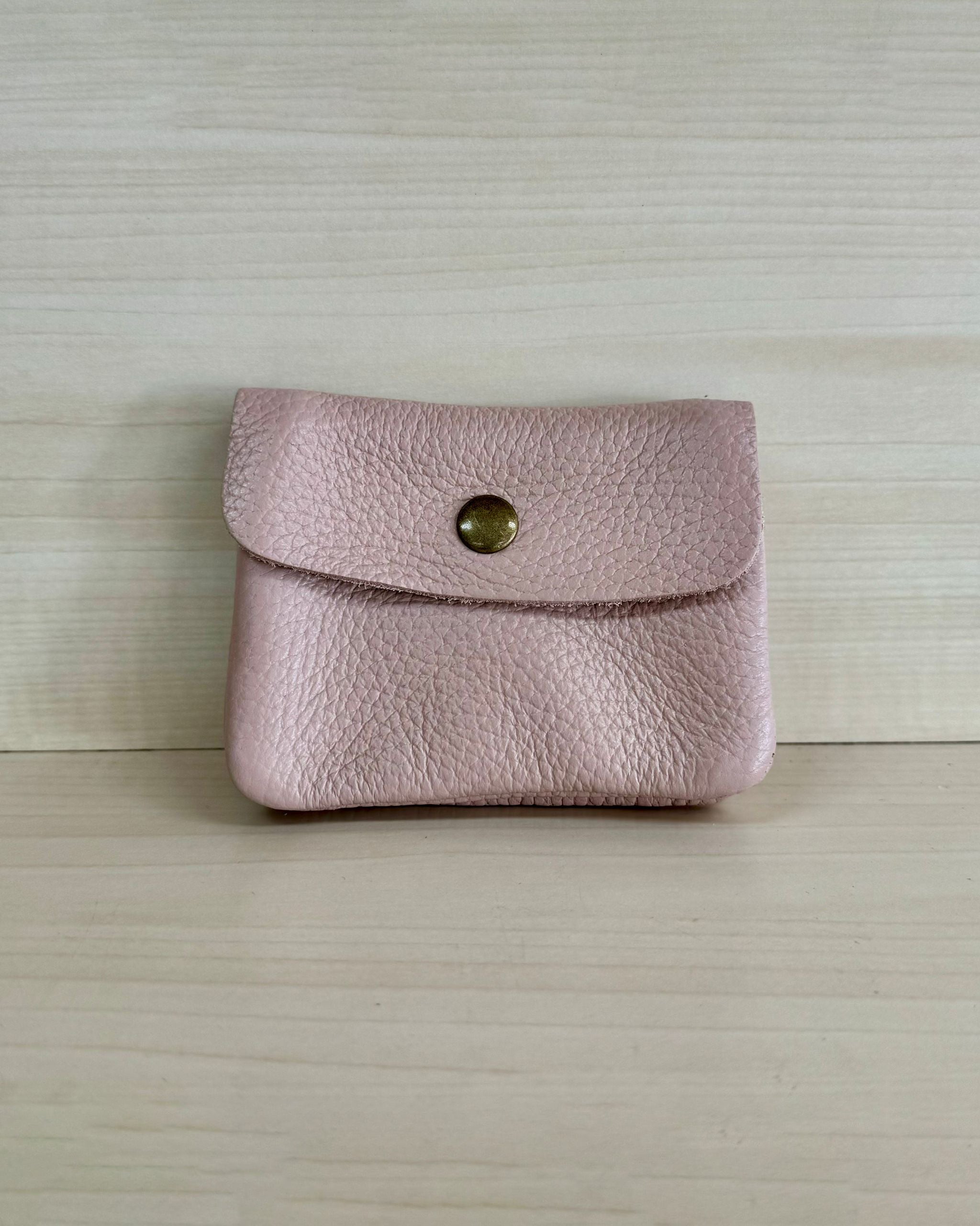 Portamonete in vera pelle