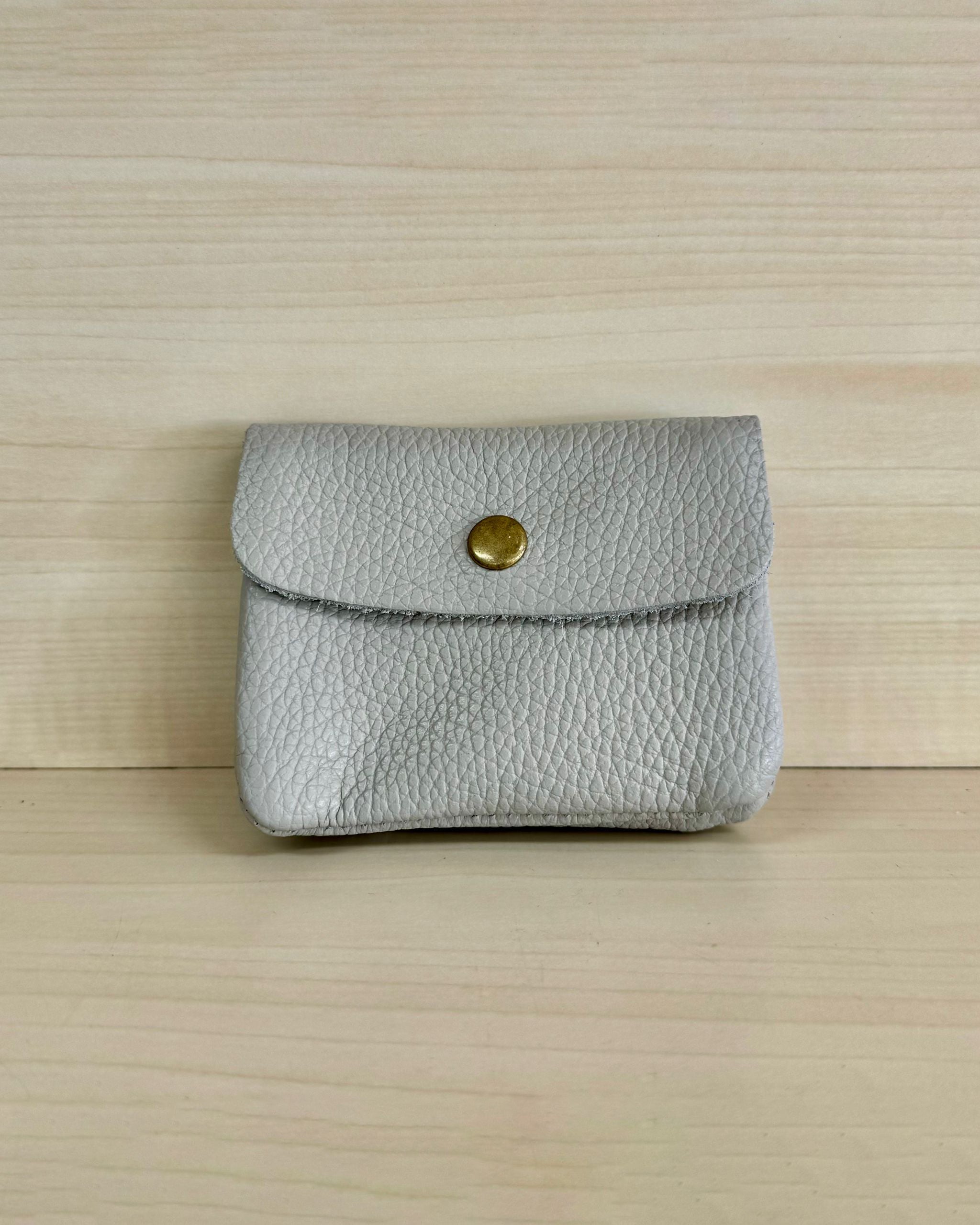 Portamonete in vera pelle