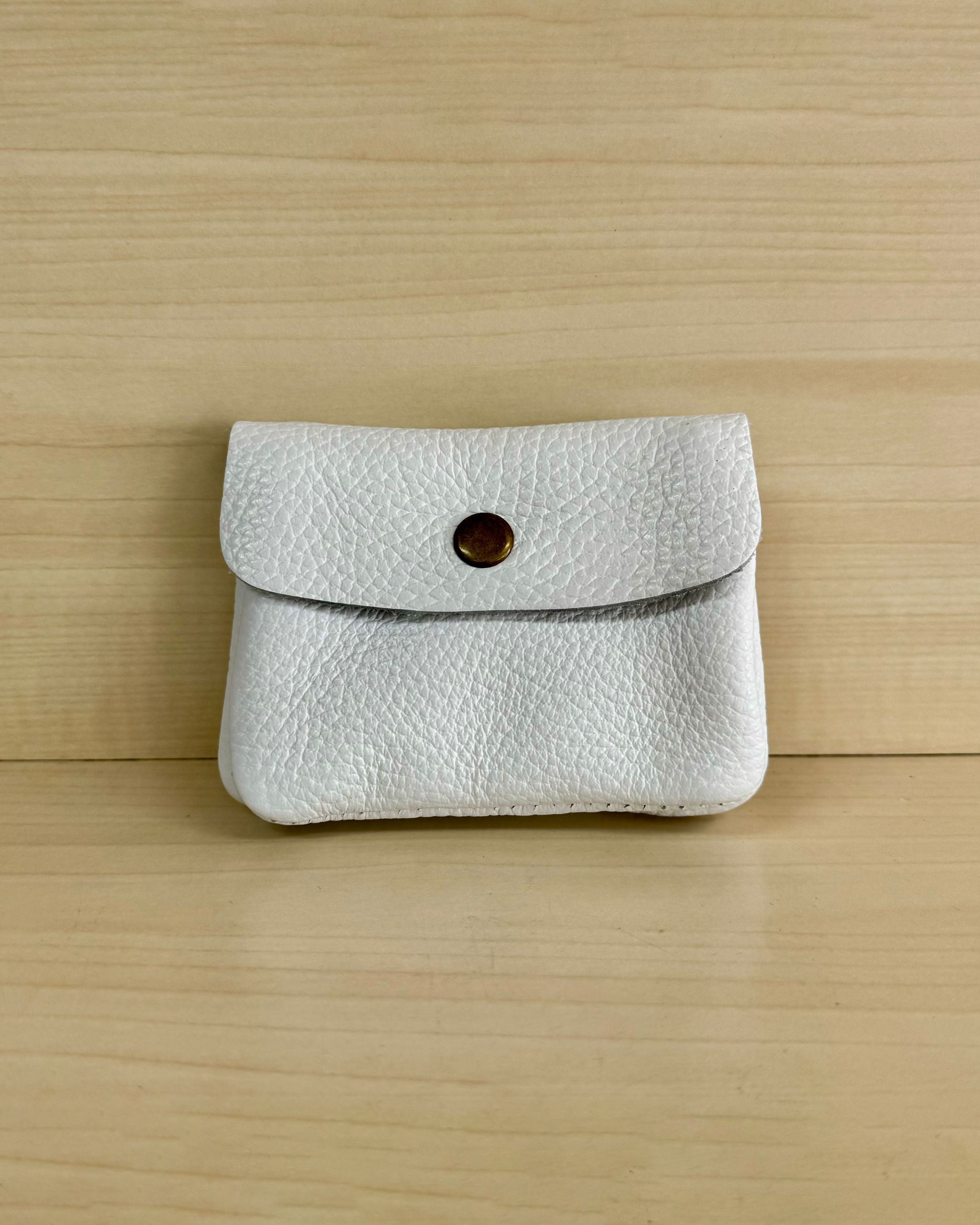 Portamonete in vera pelle