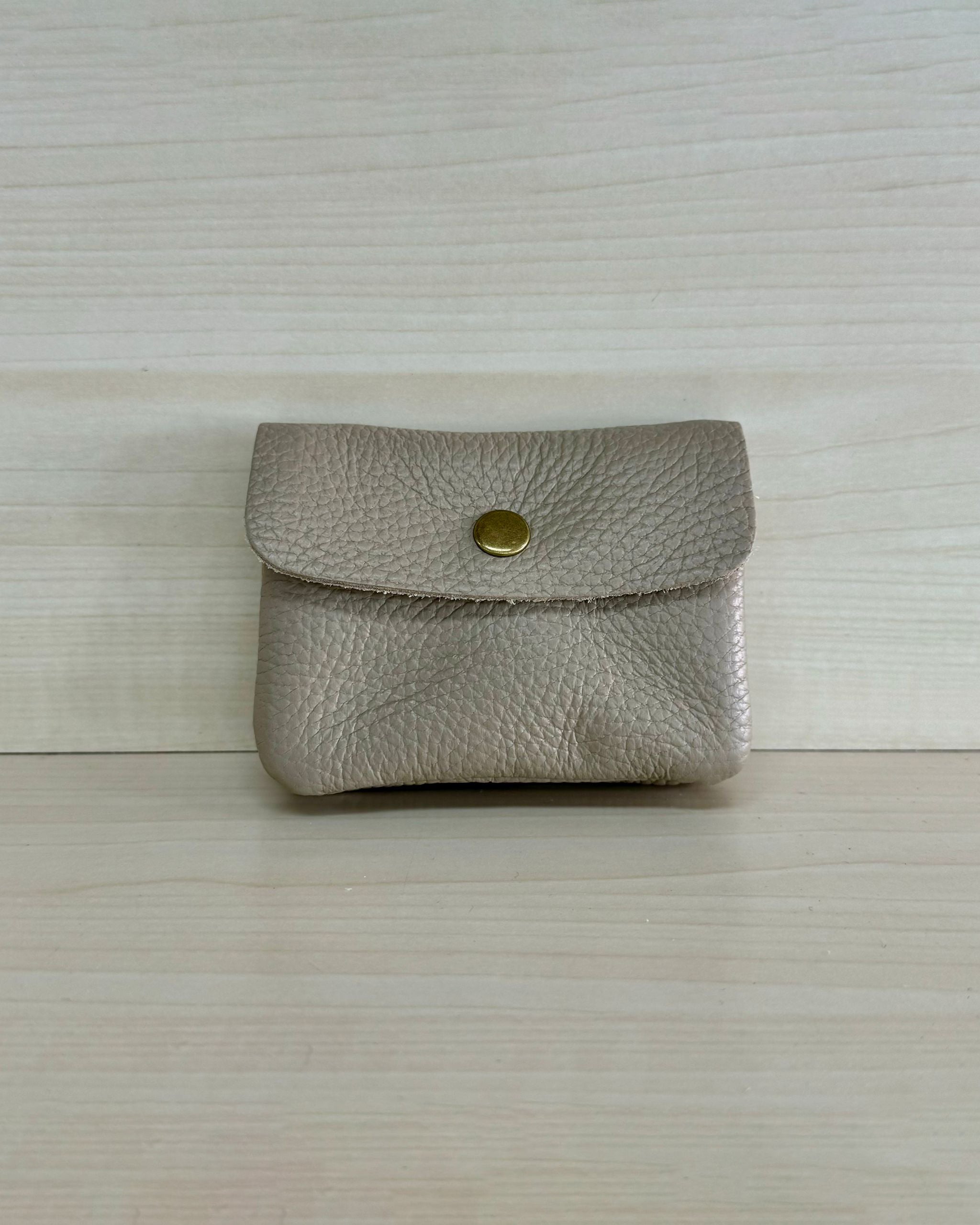 Portamonete in vera pelle