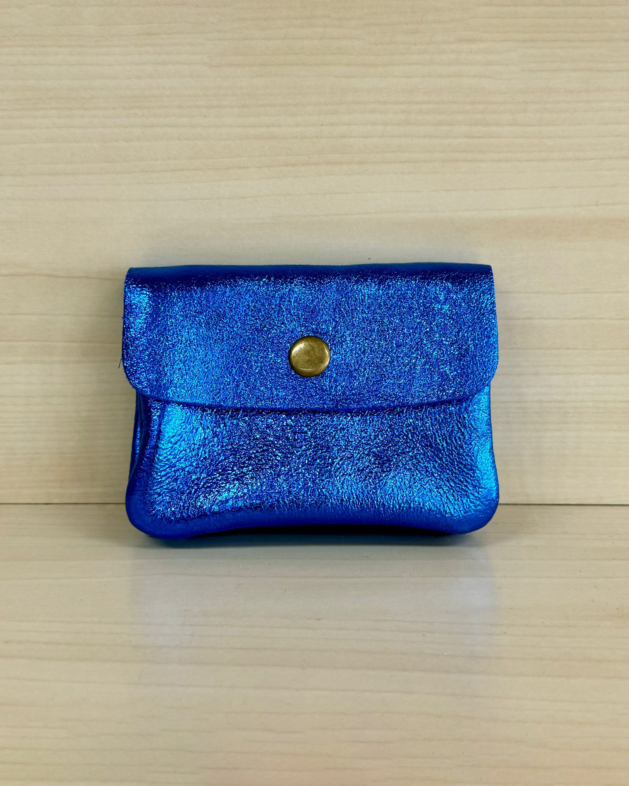 Portamonete in vera pelle