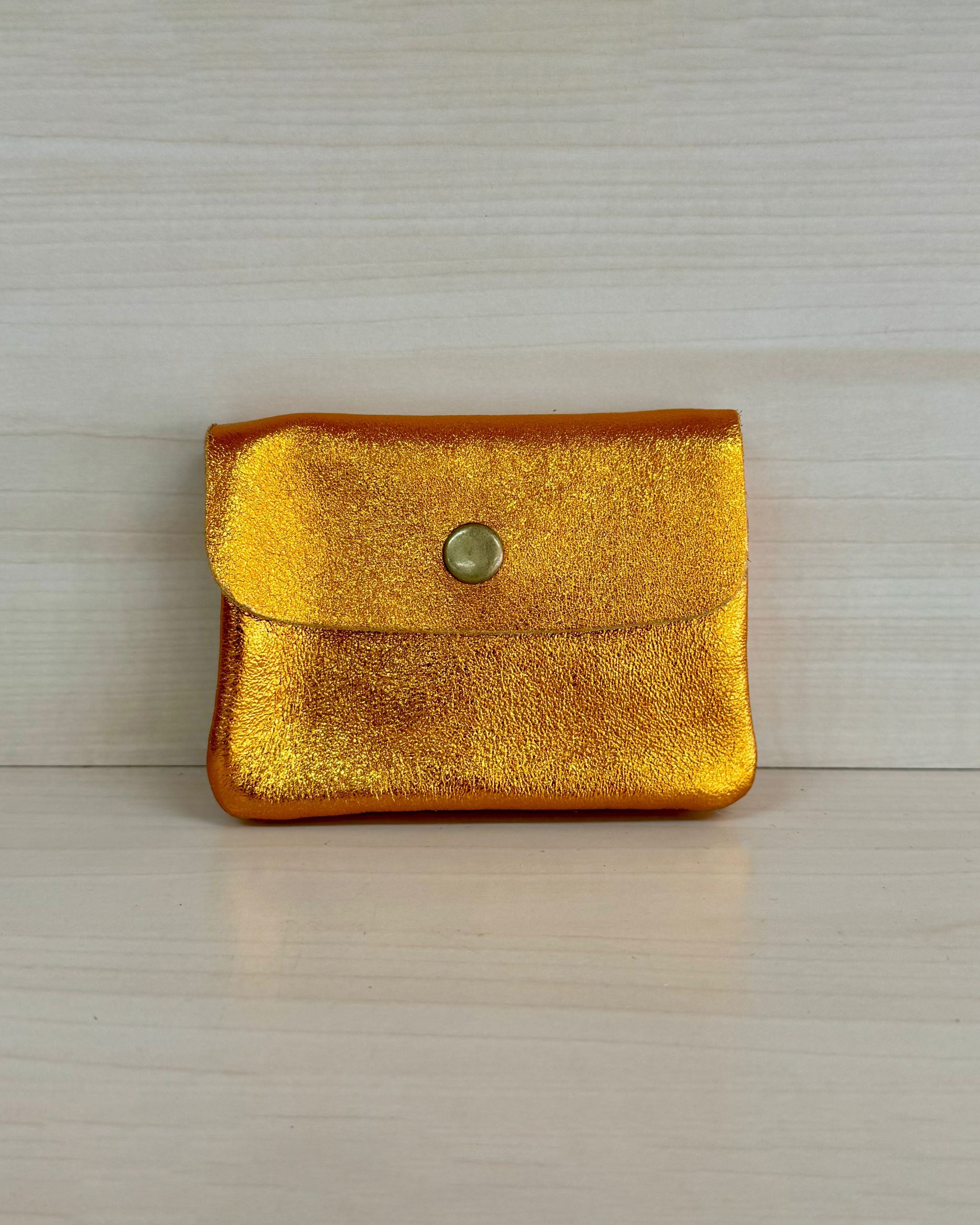 Portamonete in vera pelle