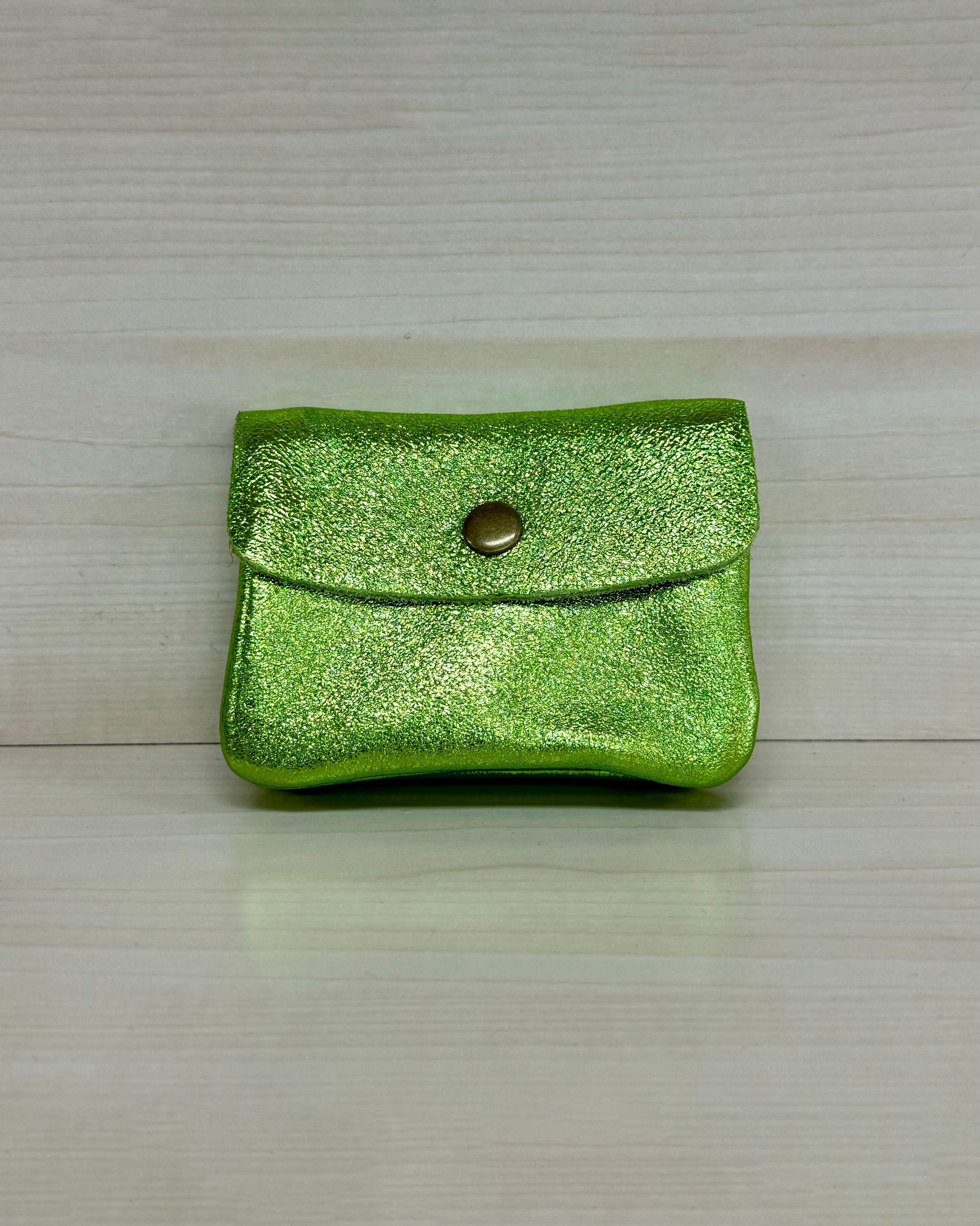 Portamonete in vera pelle