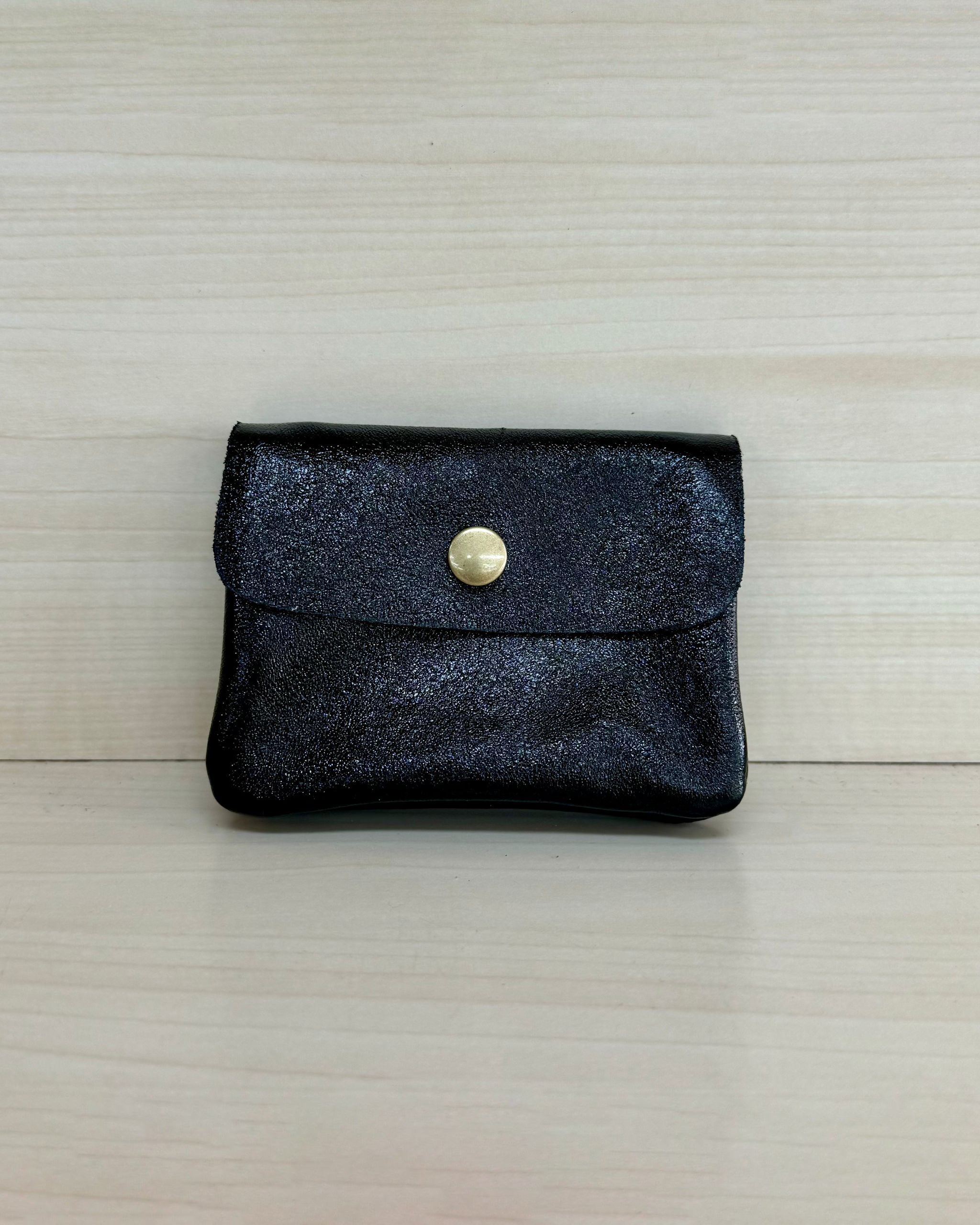 Portamonete in vera pelle