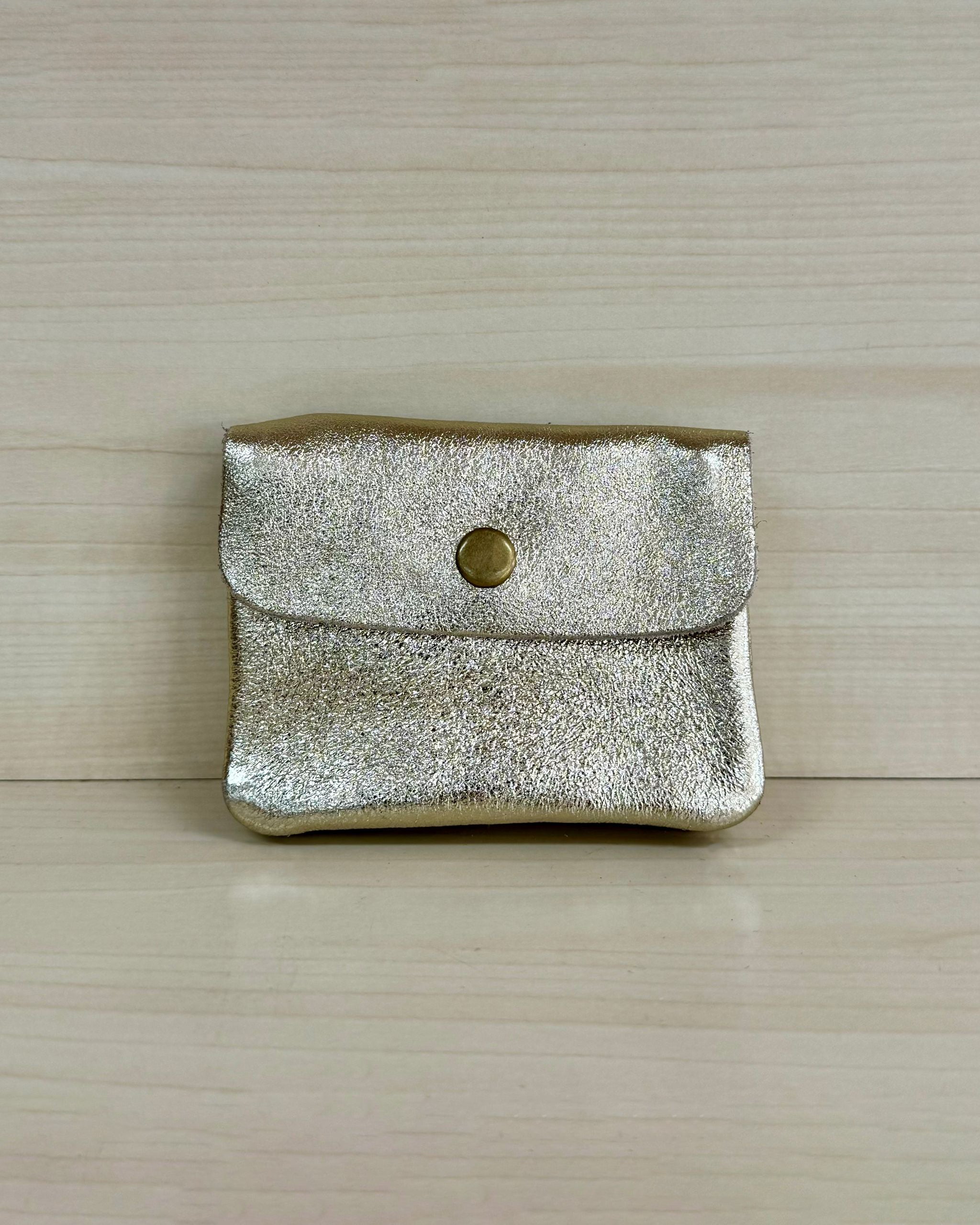 Portamonete in vera pelle